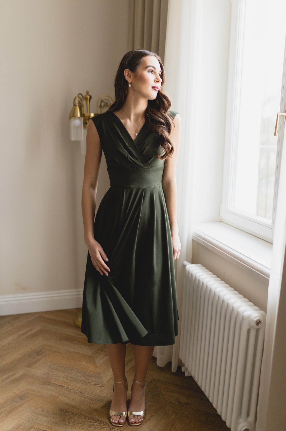 Sukienka Mirabelle deep green