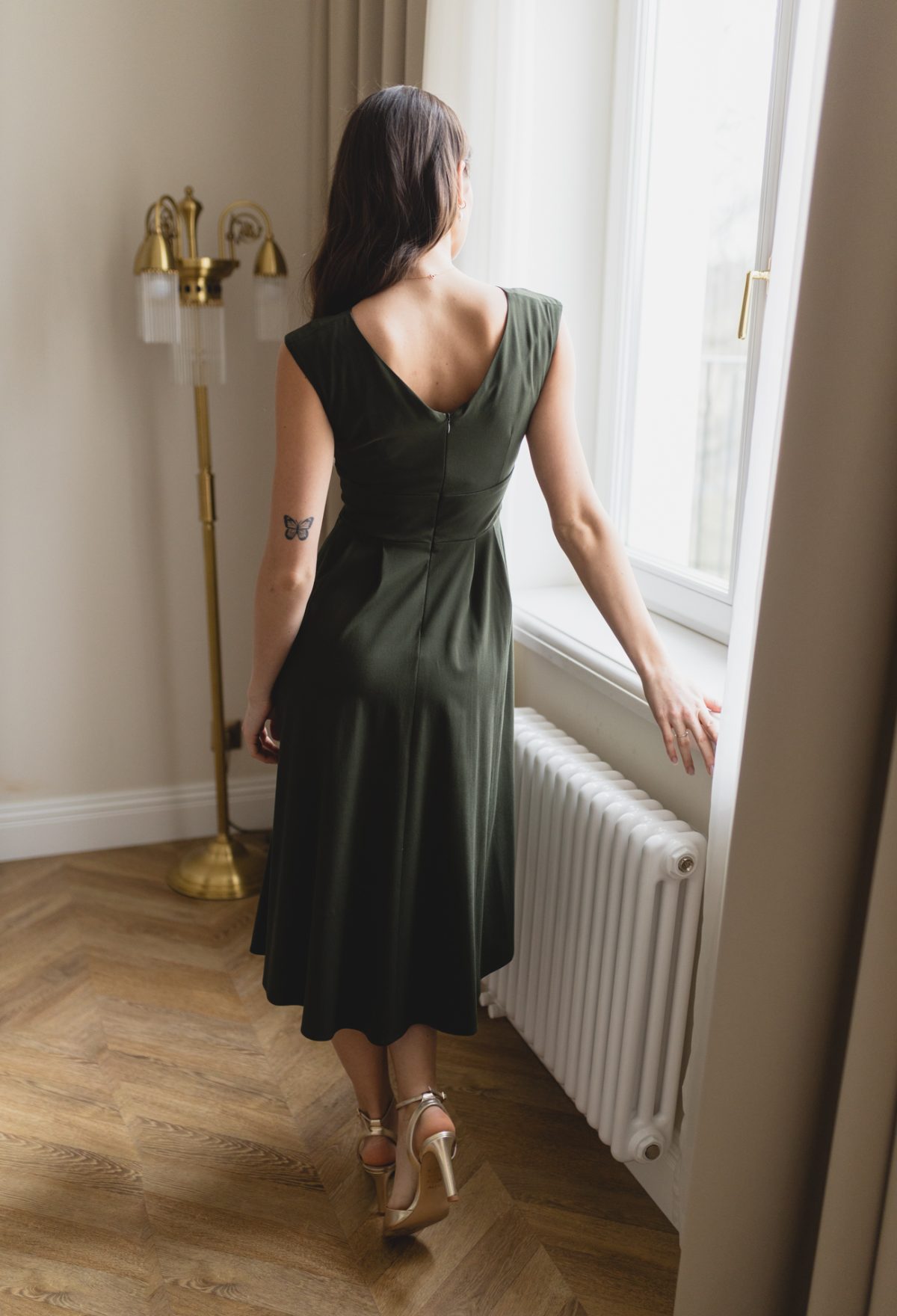 Sukienka Mirabelle deep green - obrazek 4