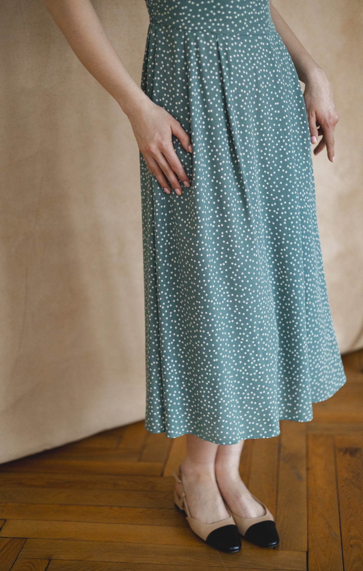 Sukienka Suzanne mint dots