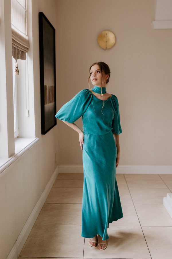 Sukienka Constance teal