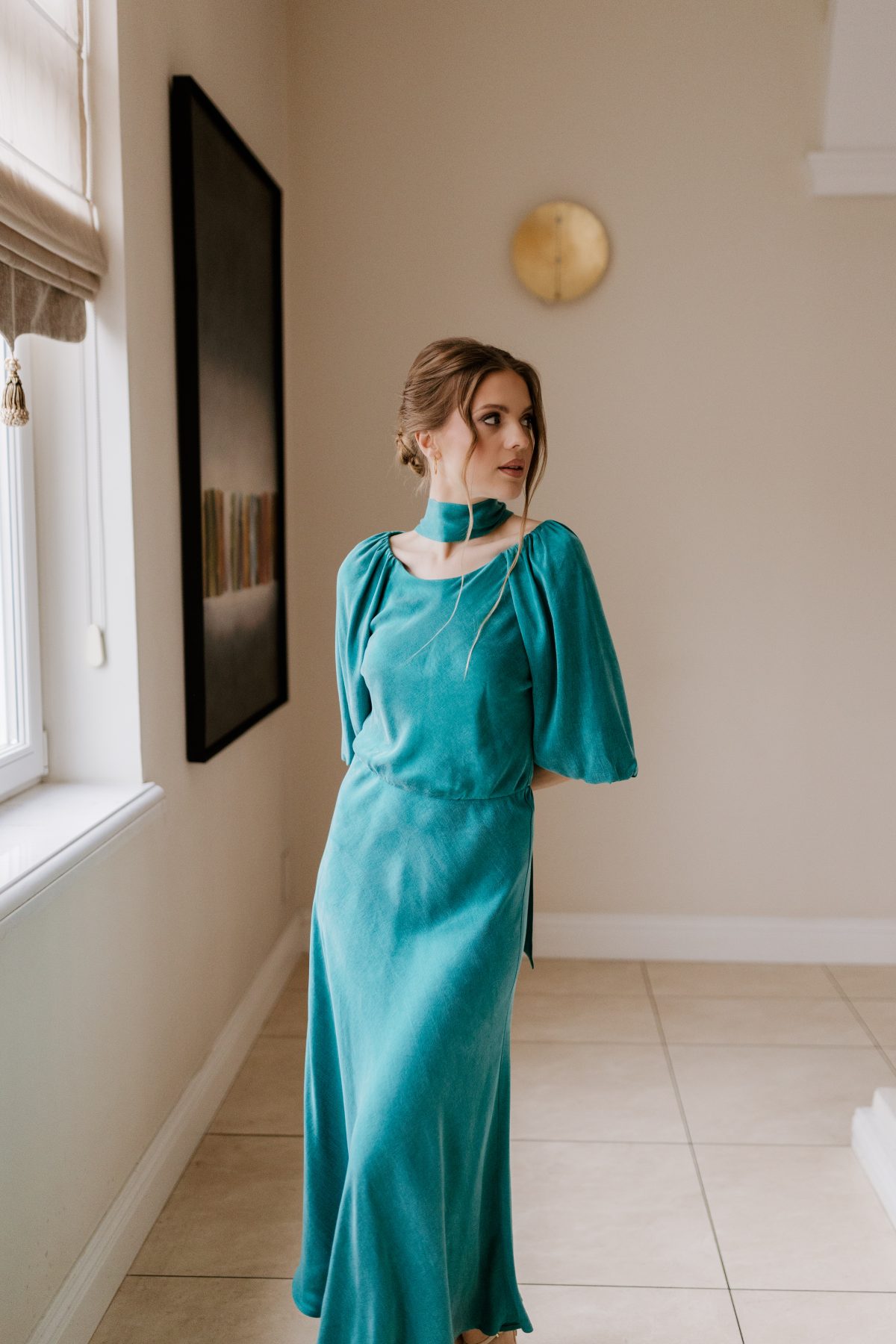 Sukienka Constance teal