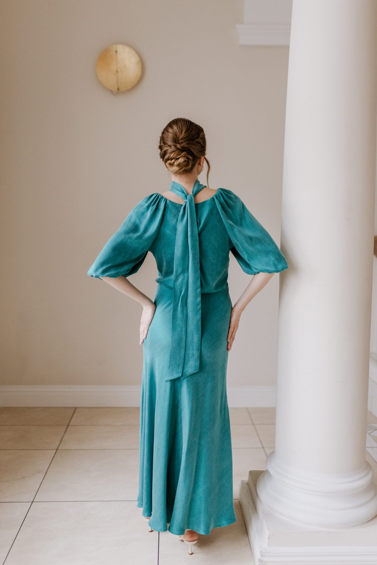 Sukienka Constance teal