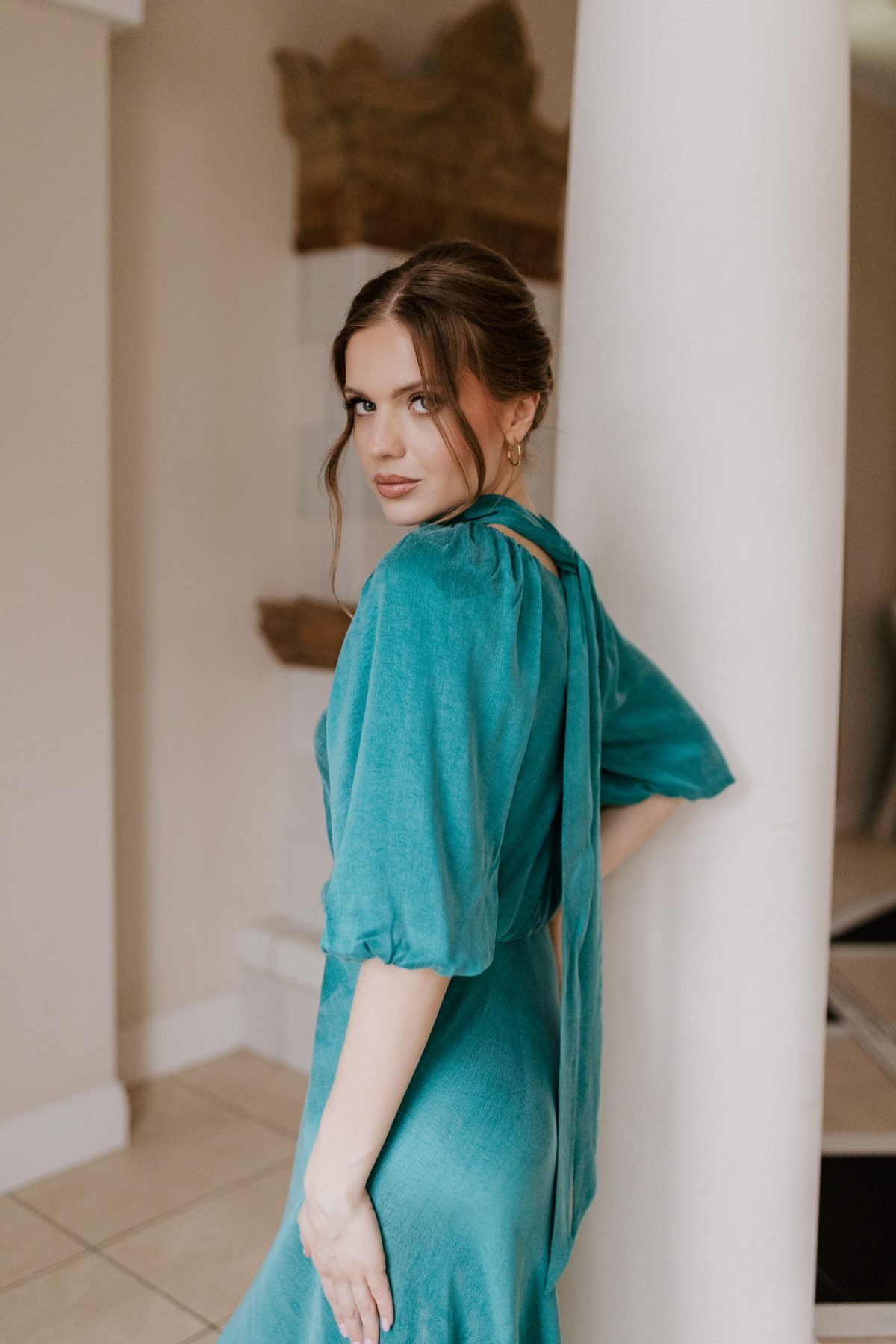 Sukienka Constance teal