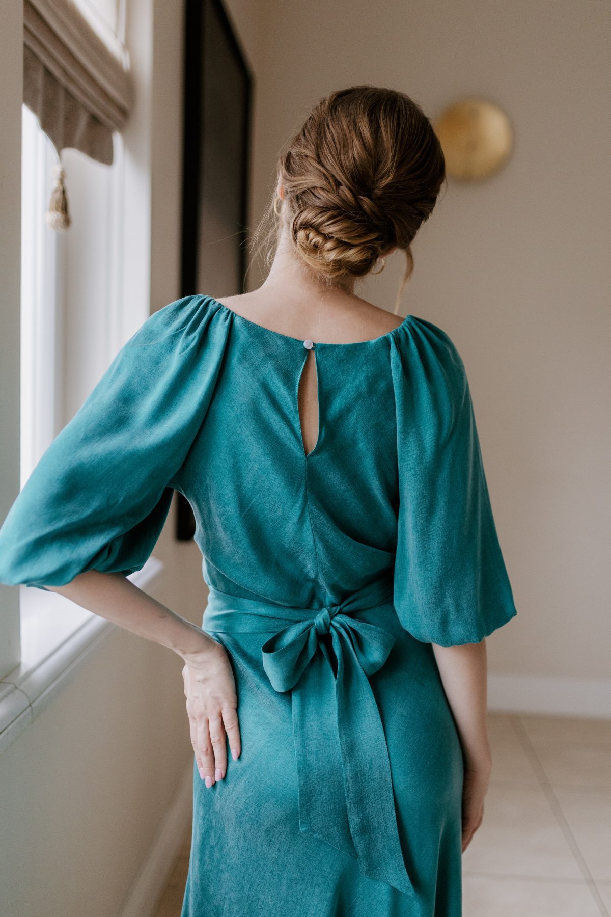 Sukienka Constance teal