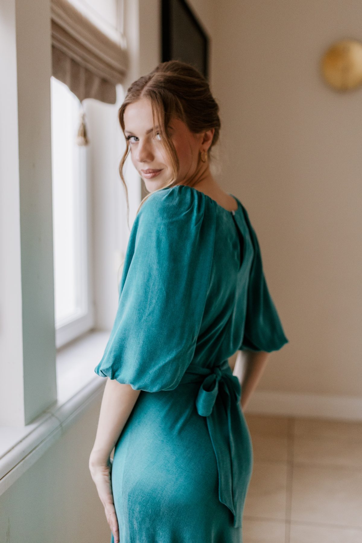 Sukienka Constance teal