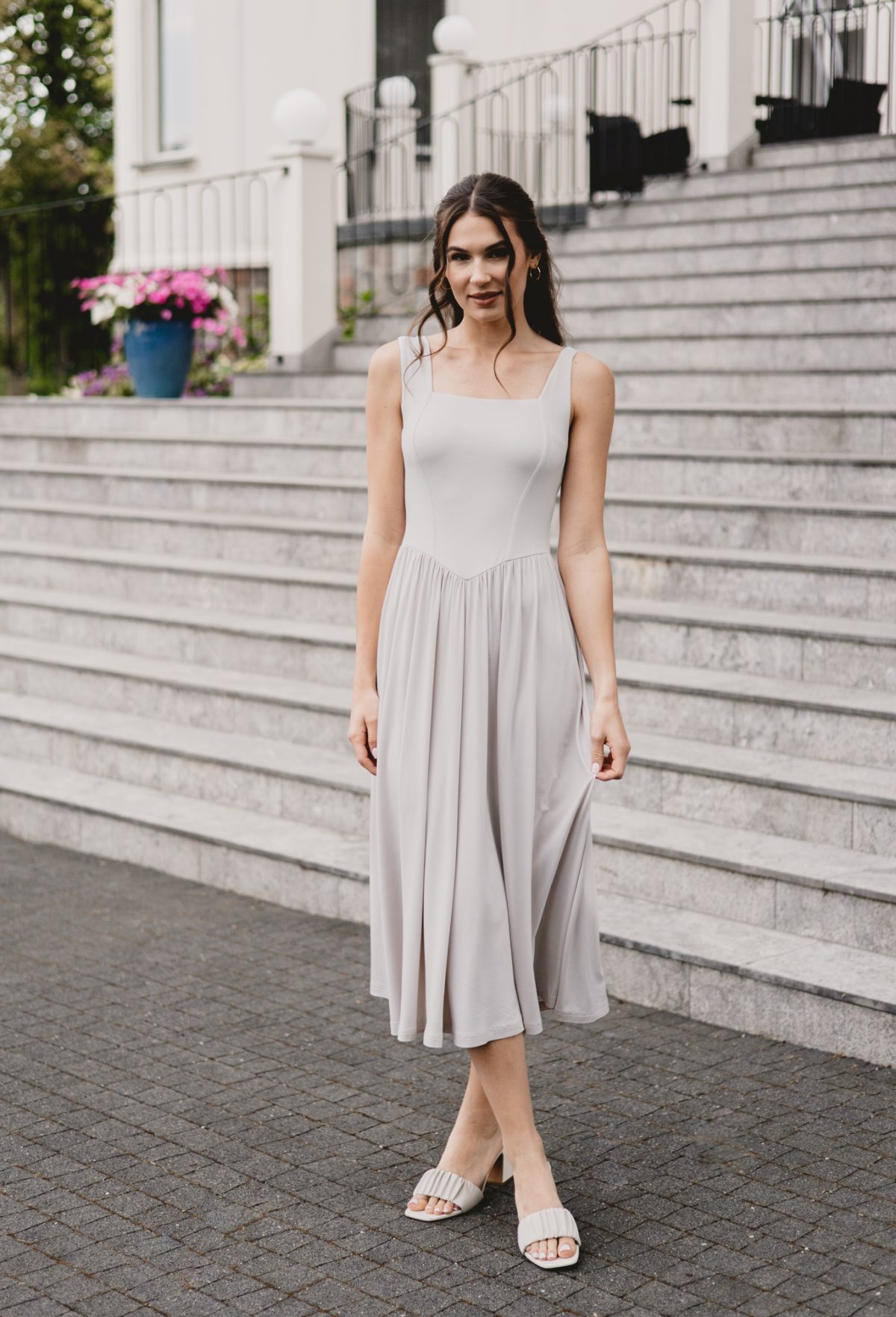 Sukienka Daisy natural beige