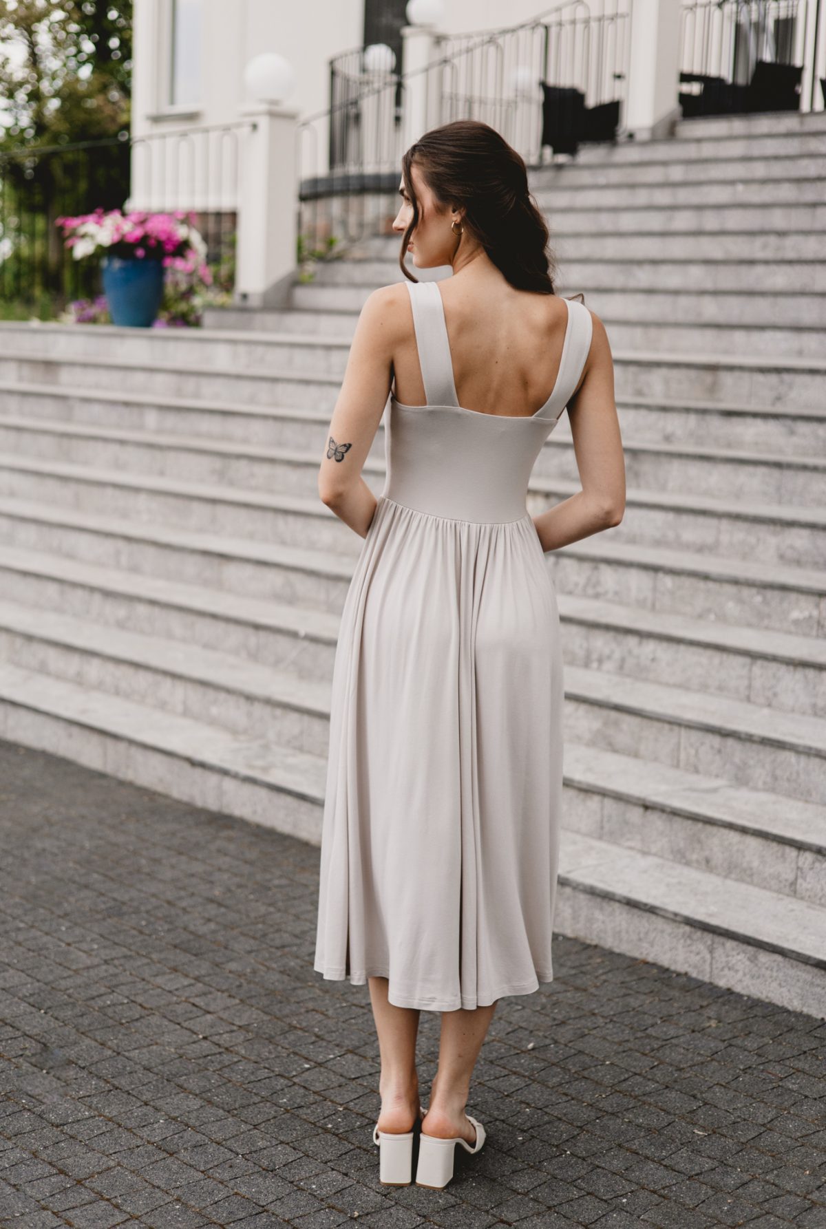 Sukienka Daisy natural beige