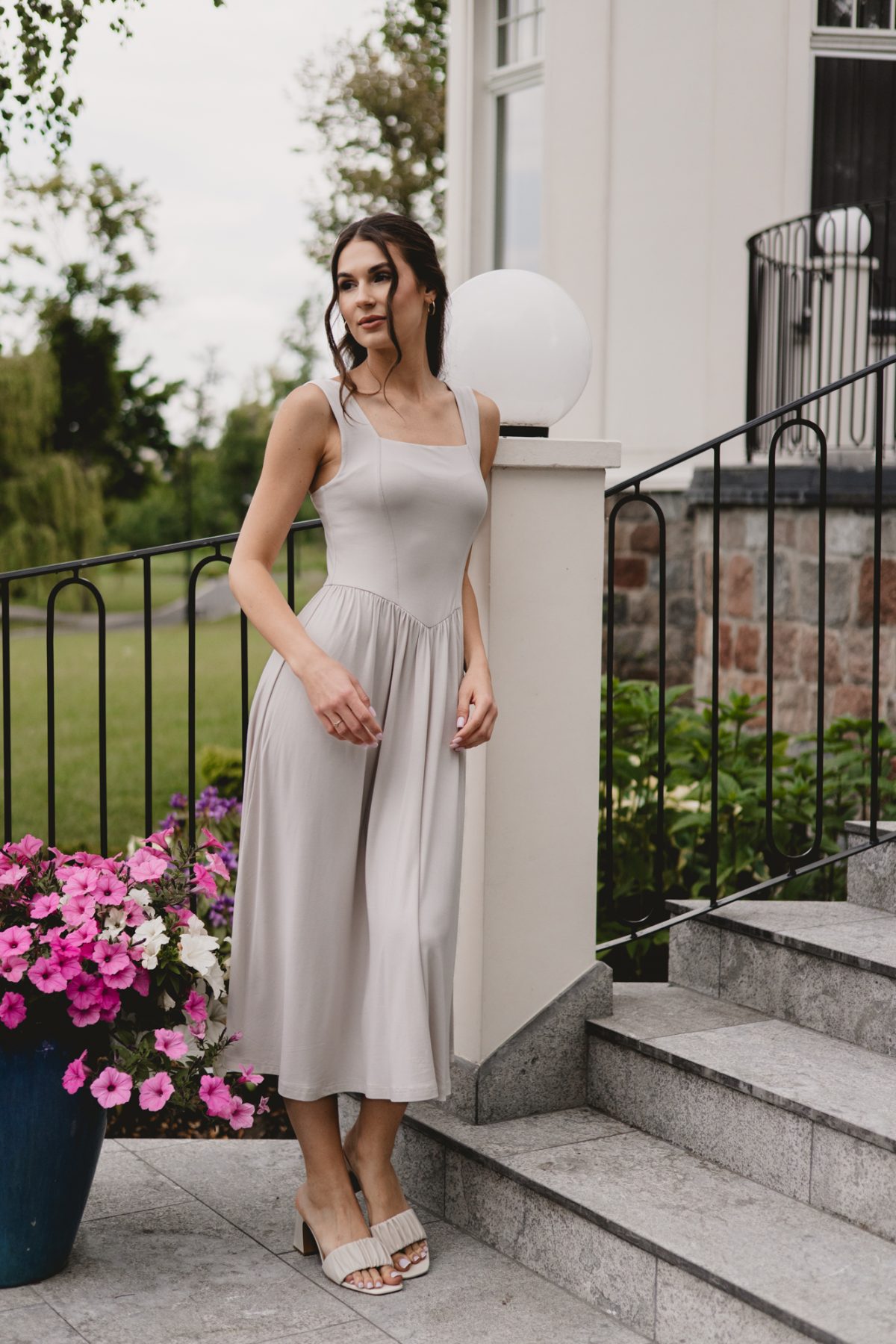 Sukienka Daisy natural beige