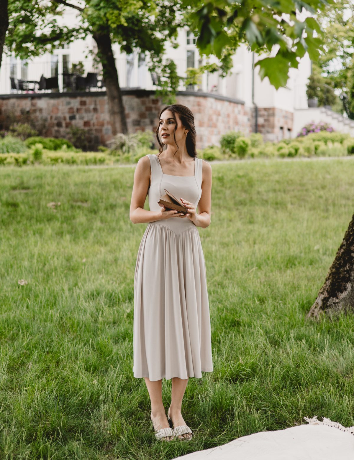 Sukienka Daisy natural beige
