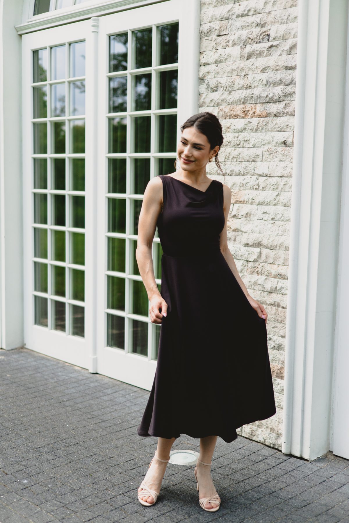 Sukienka Gabrielle chocolate brown