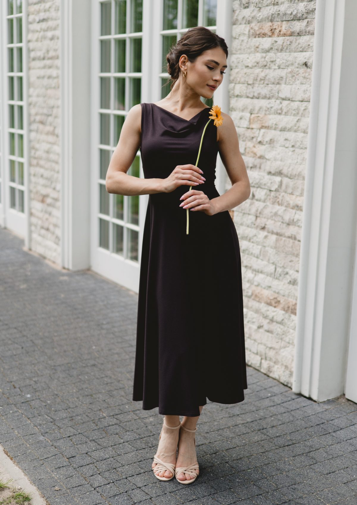 Sukienka Gabrielle chocolate brown