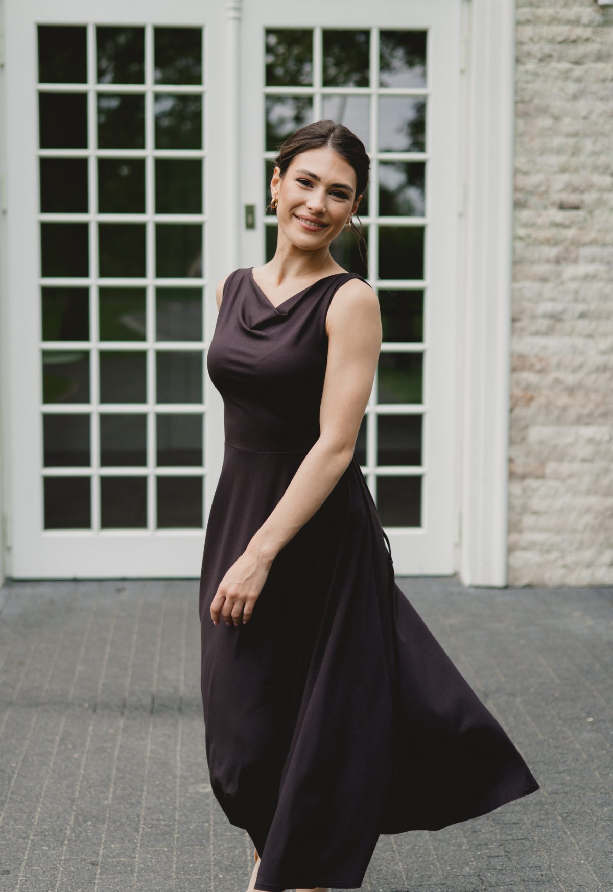 Sukienka Gabrielle chocolate brown