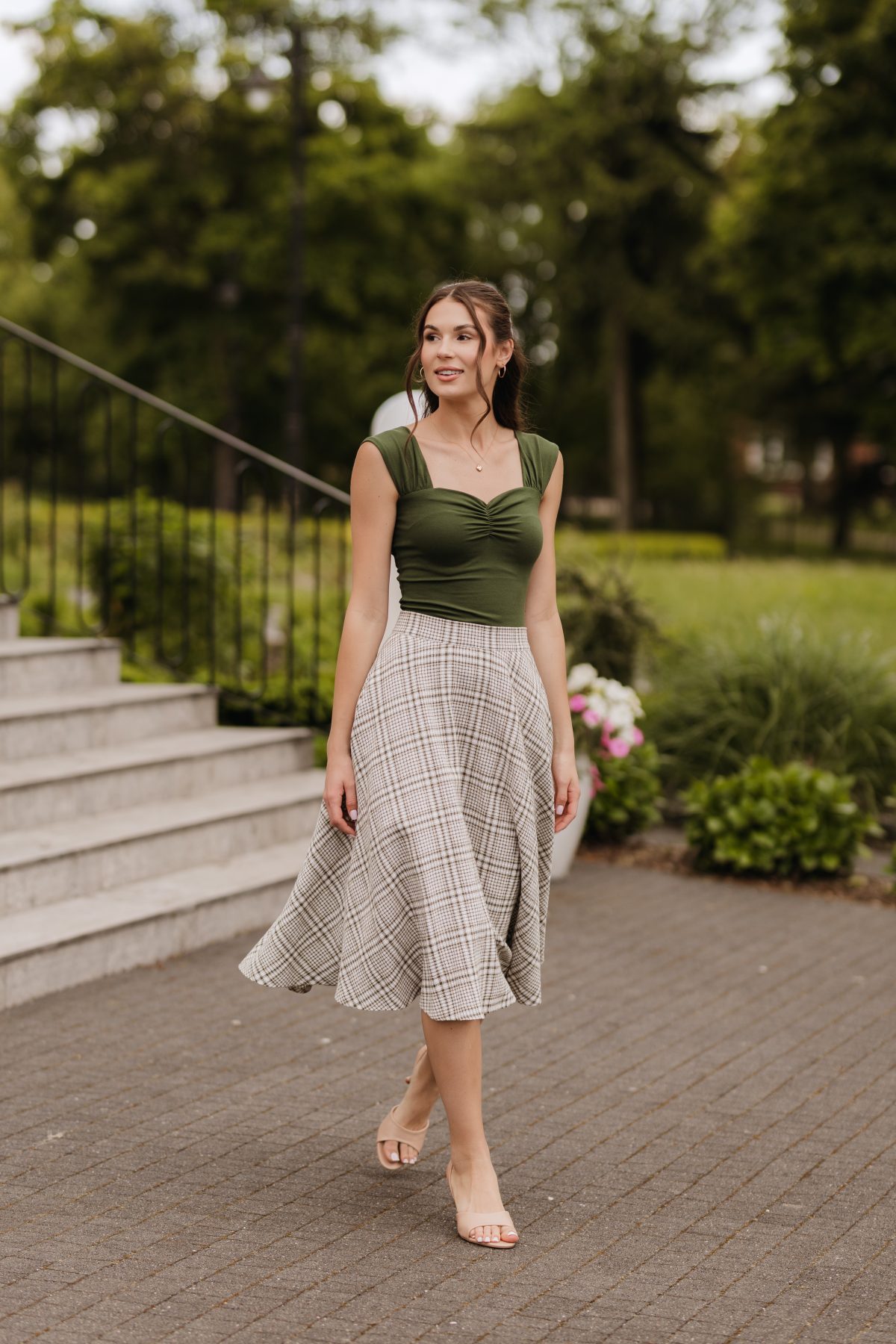 Bluzka Rose Olive