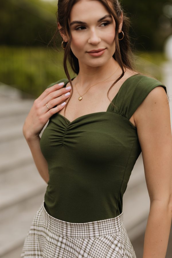Bluzka Rose Olive
