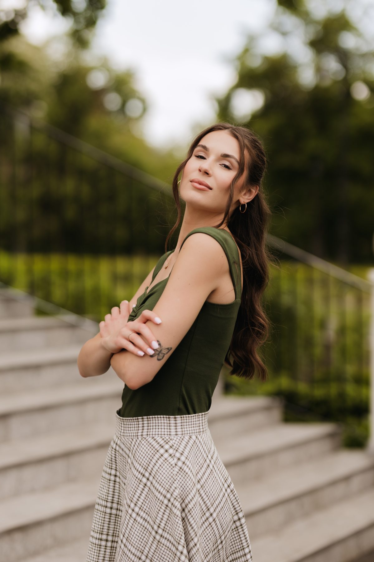 Bluzka Rose Olive