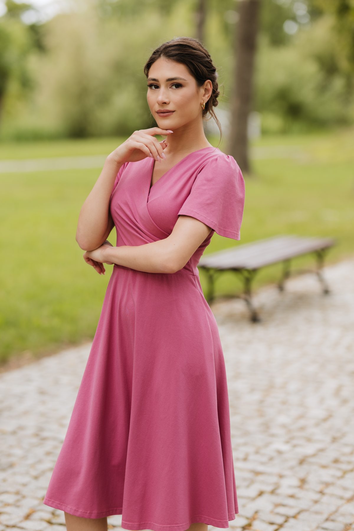 Sukienka Nicole no.2 Raspberry