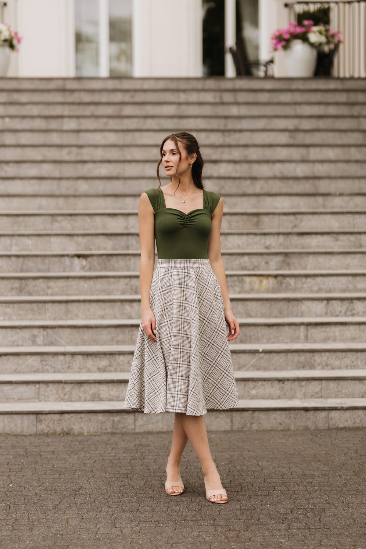 Bluzka Rose Olive