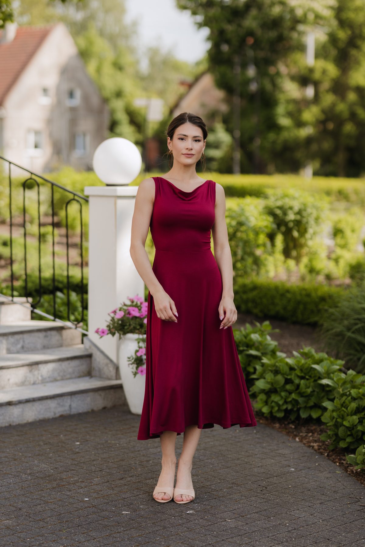 Sukienka Gabrielle burgundy