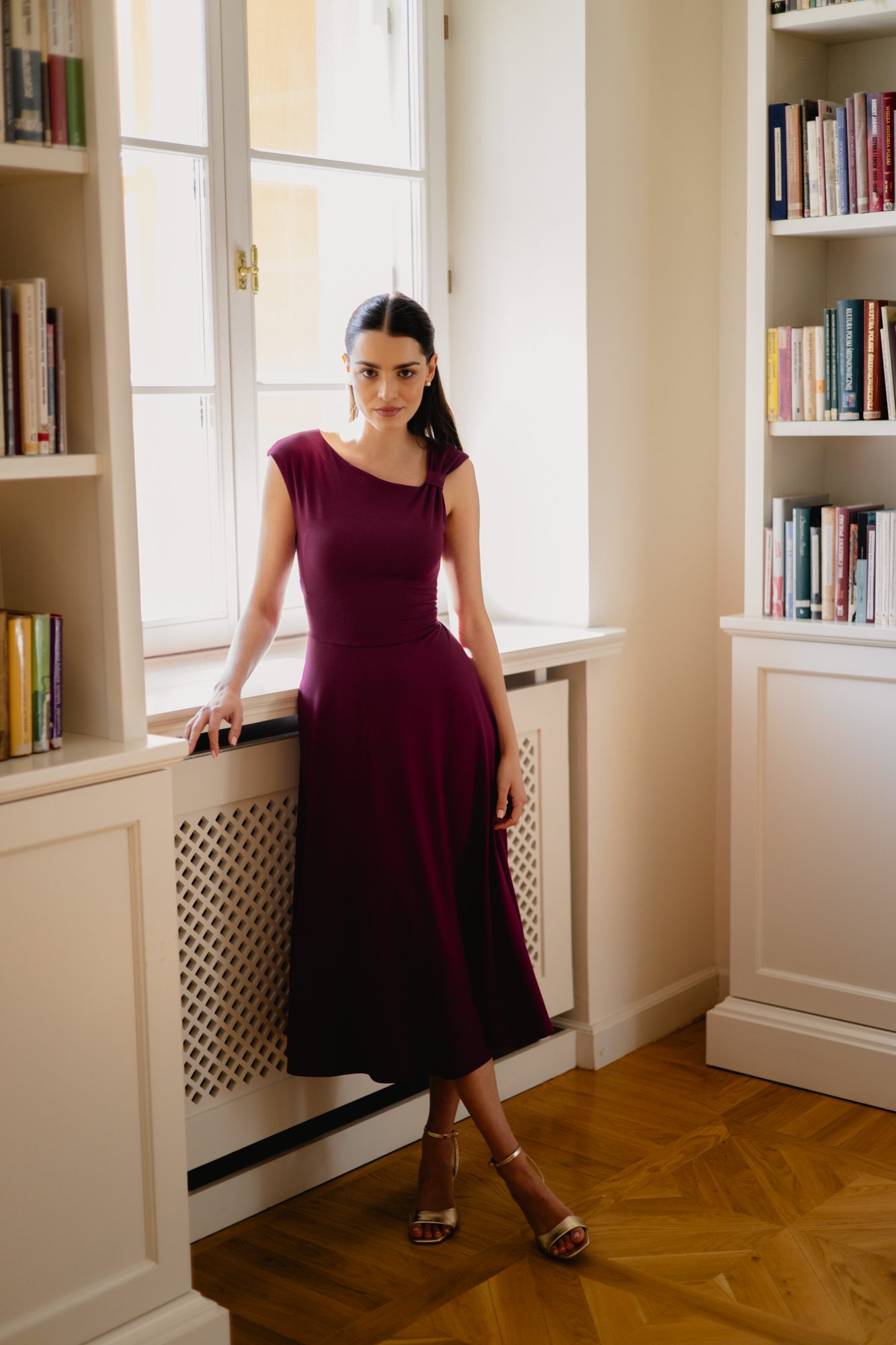 Sukienka Camalia Cranberry - obrazek 14