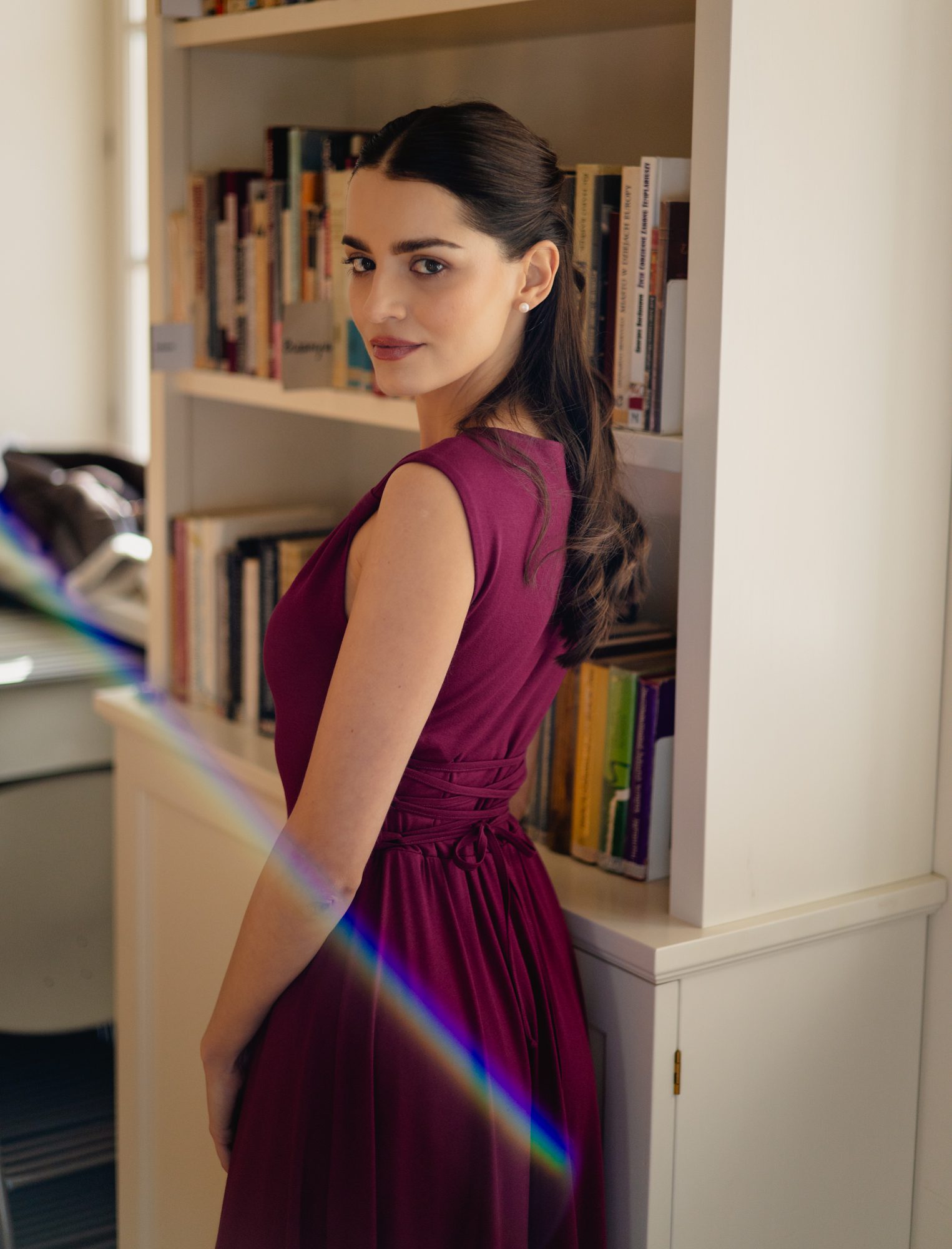 Sukienka Camalia Cranberry - obrazek 13