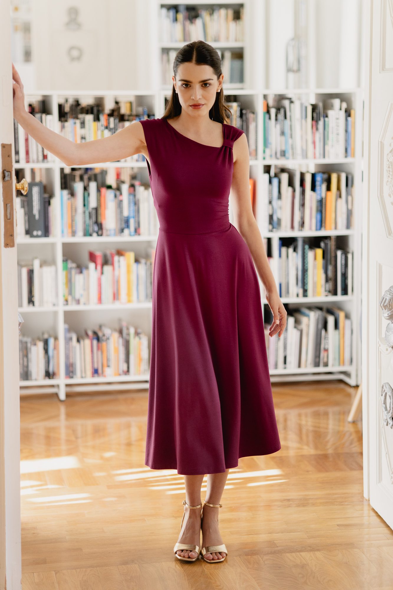 Sukienka Camalia Cranberry - obrazek 11