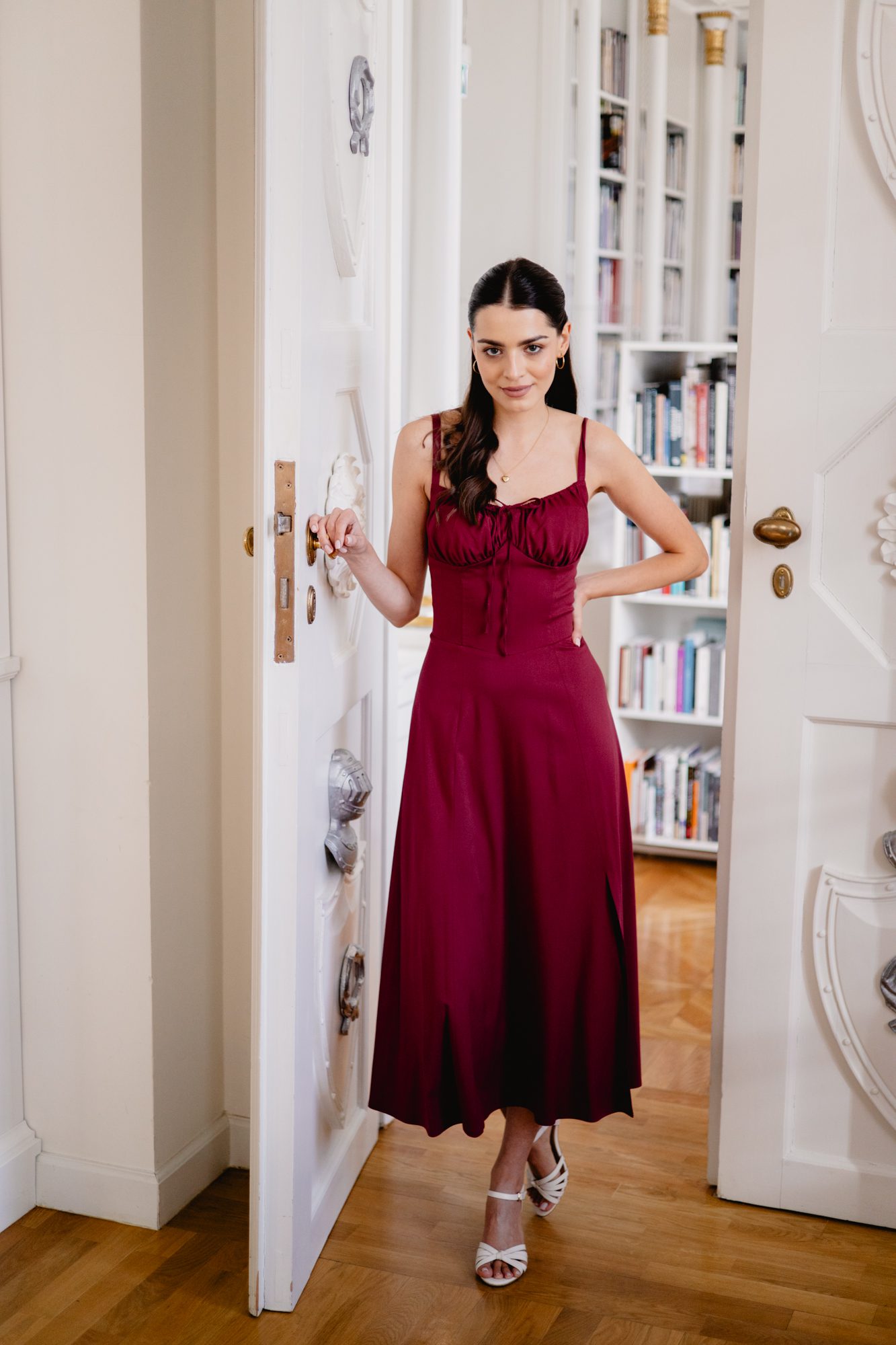 Sukienka Rosaline Wine - obrazek 9