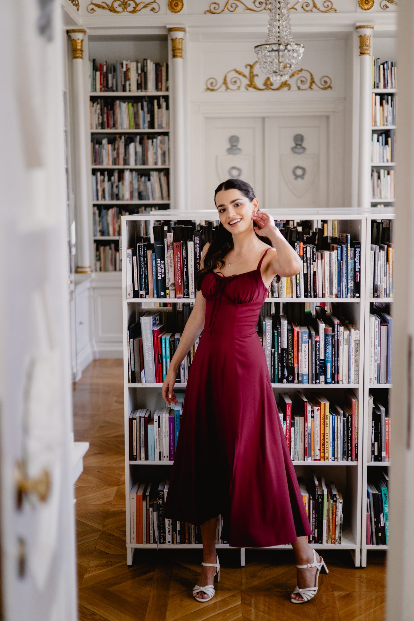 Sukienka Rosaline Wine - obrazek 8