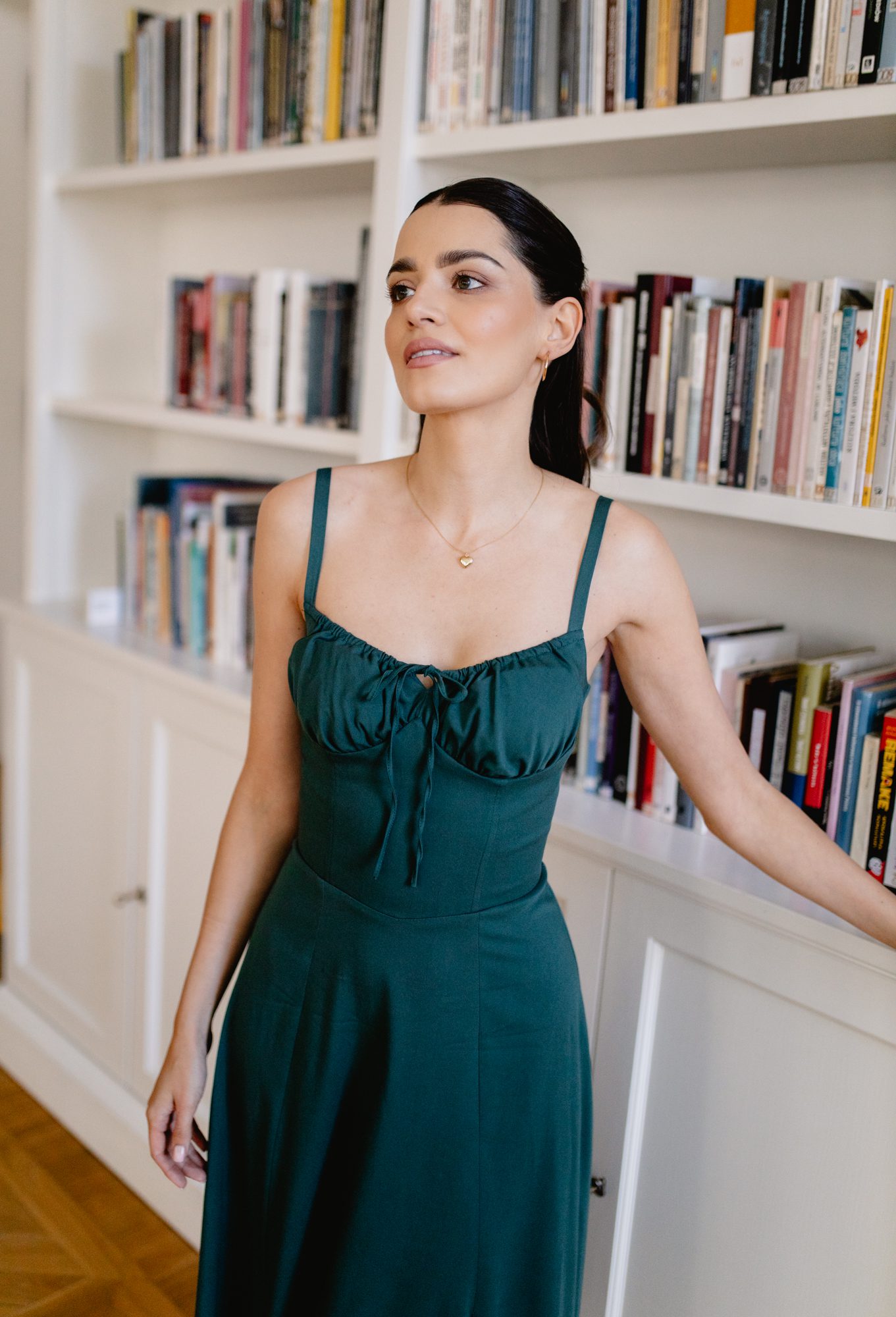 Sukienka Rosaline Bottled Green - obrazek 12