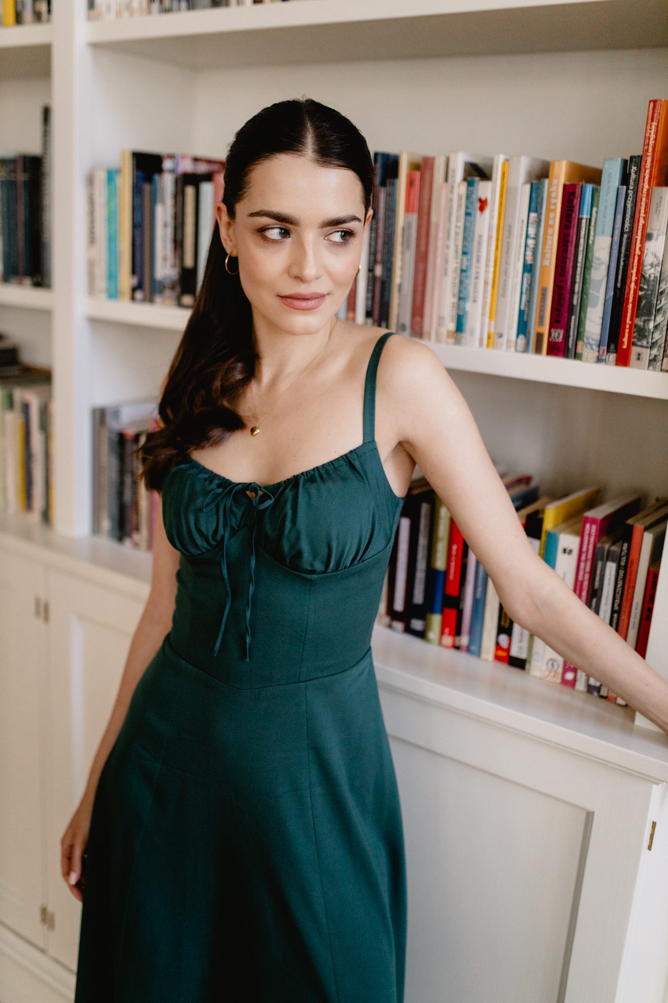 Sukienka Rosaline Bottled Green - obrazek 8