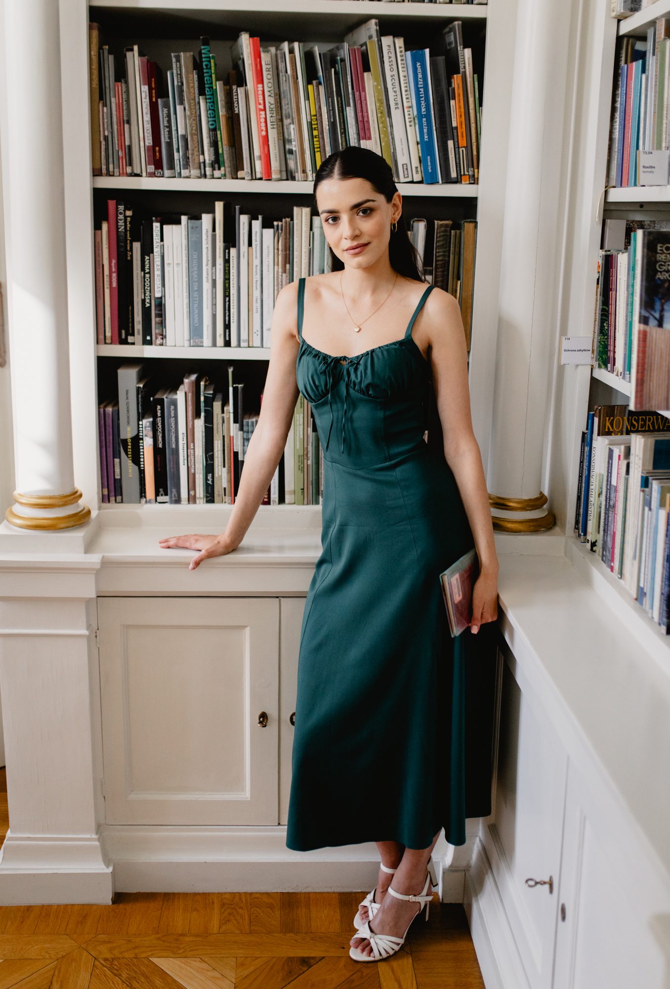 Sukienka Rosaline Bottled Green - obrazek 5