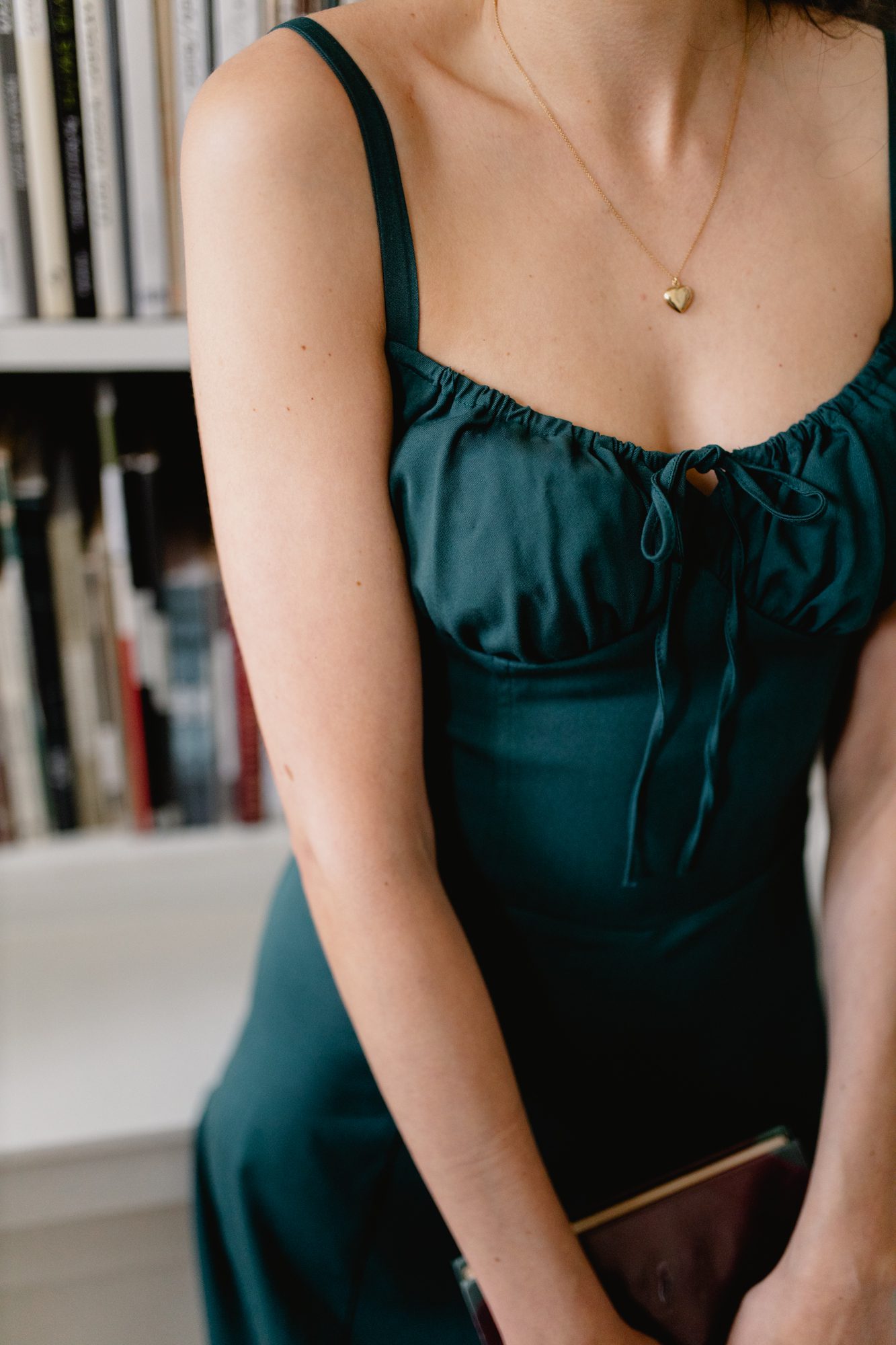 Sukienka Rosaline Bottled Green - obrazek 3