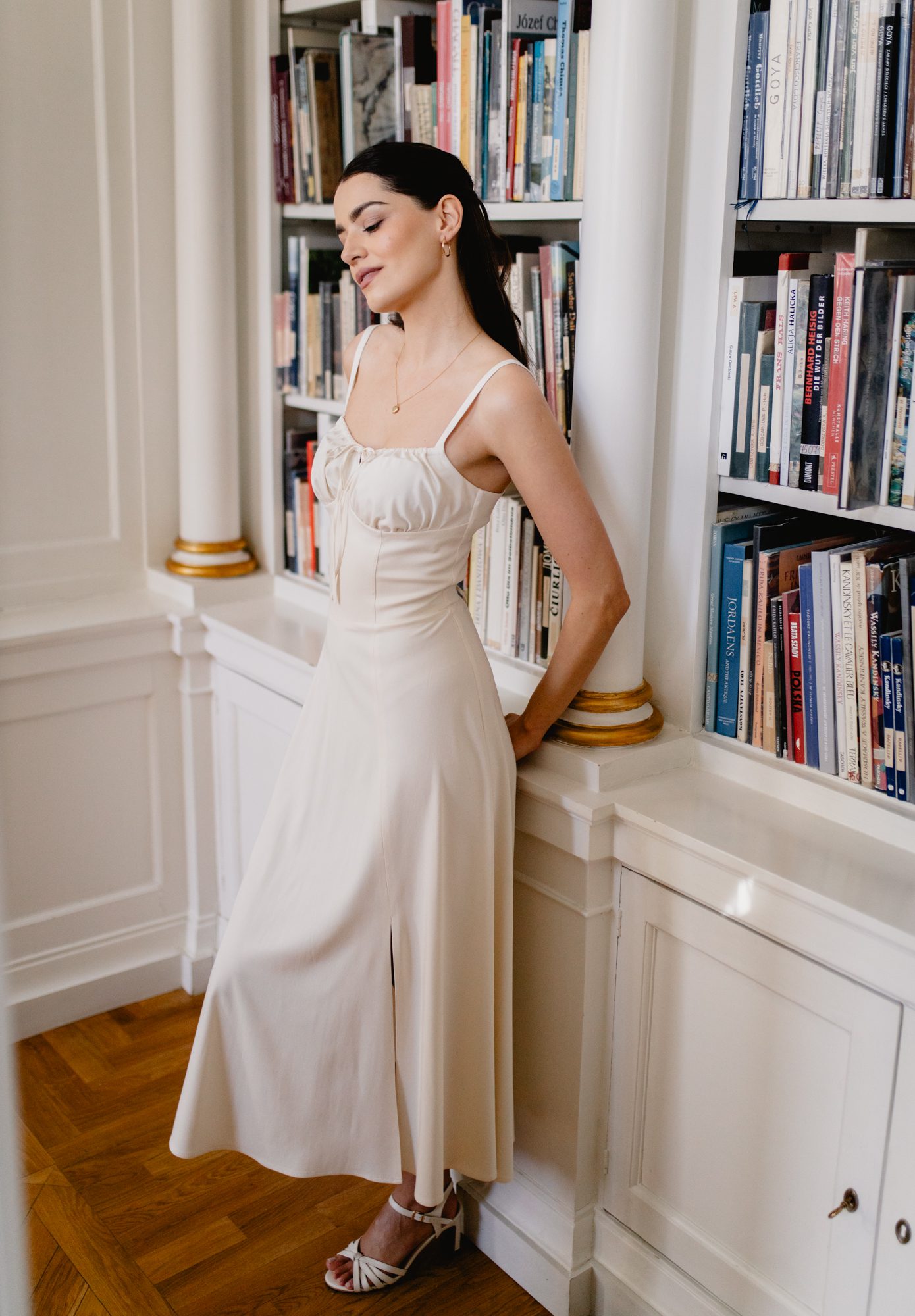 Sukienka Rosaline Ecru - obrazek 4