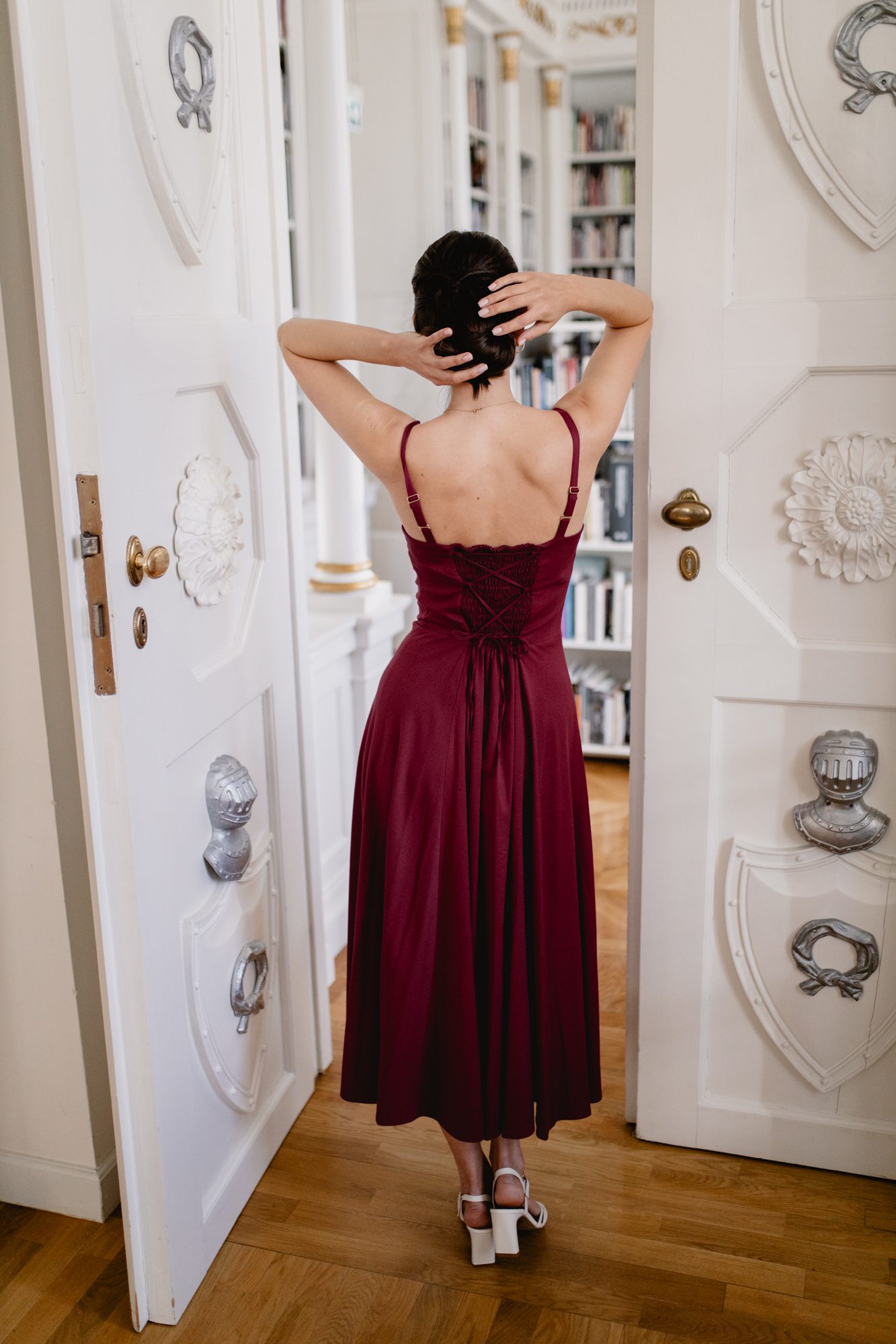 Sukienka Rosaline Wine - obrazek 3