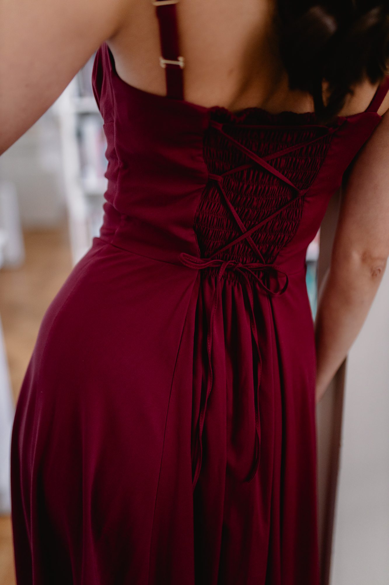 Sukienka Rosaline Wine - obrazek 5