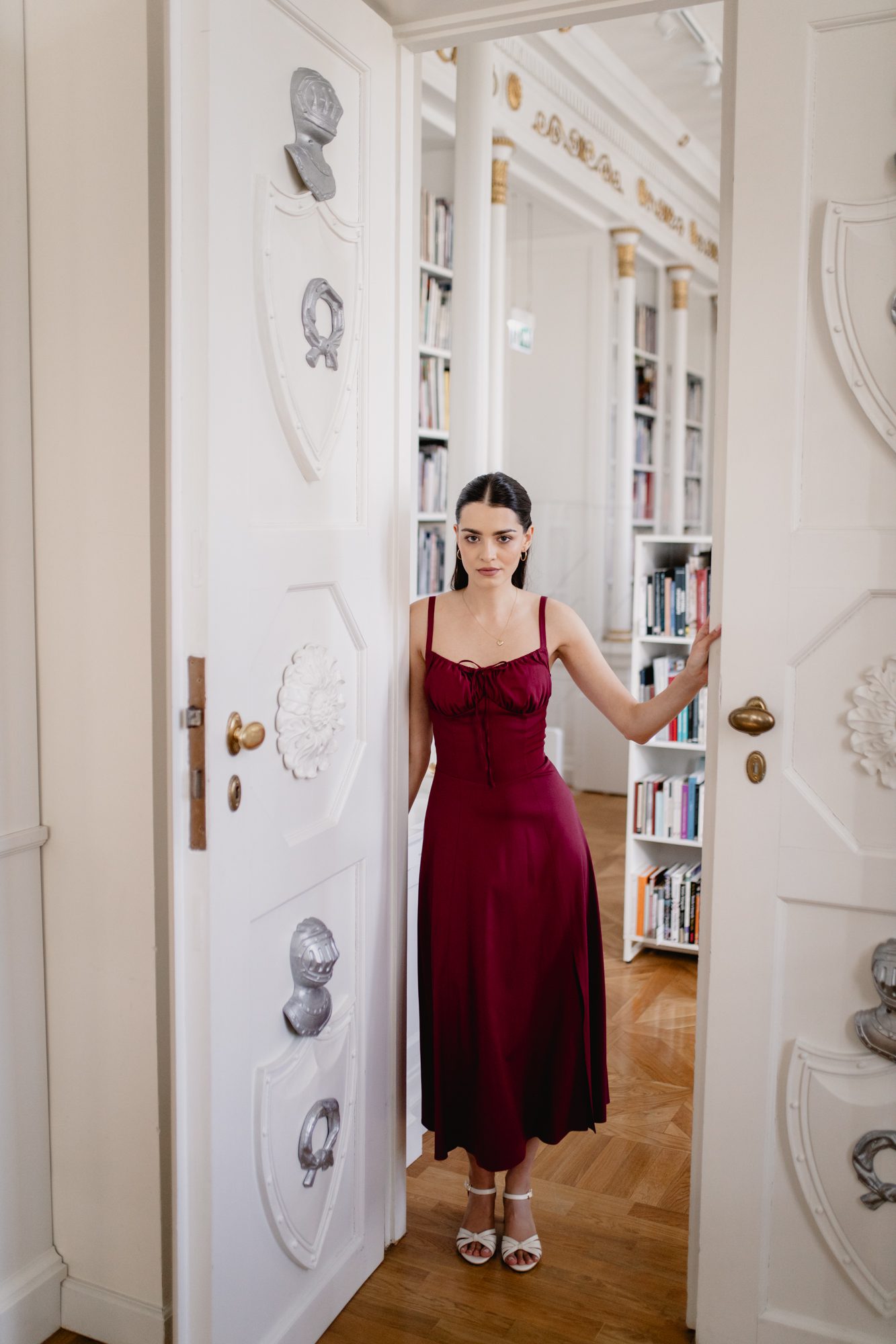 Sukienka Rosaline Wine - obrazek 4