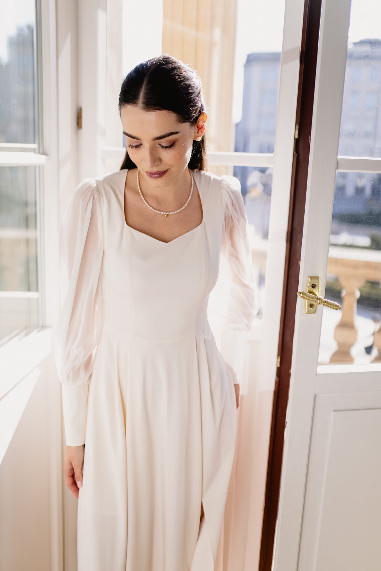 Sukienka Christel Cream - obrazek 2