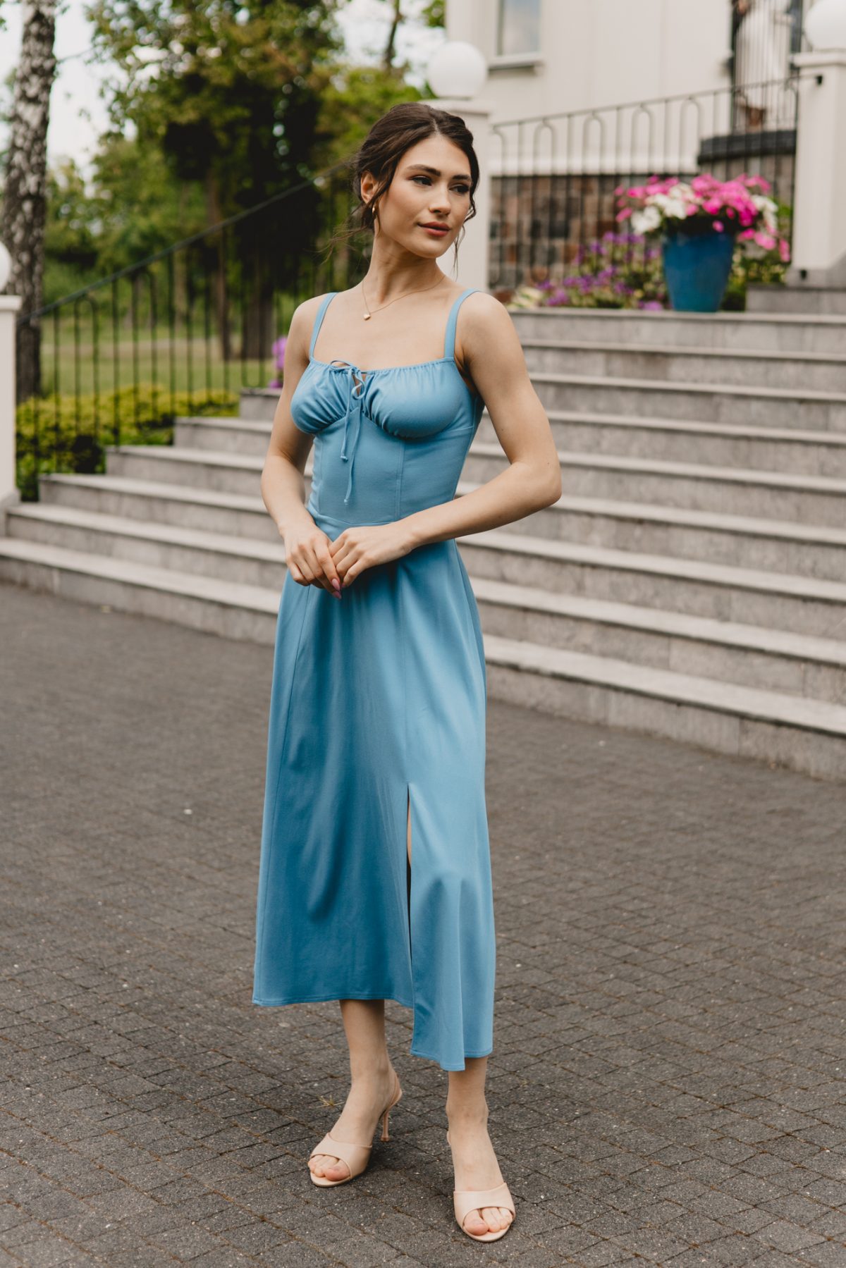 Sukienka Rosaline Bright Blue - obrazek 2
