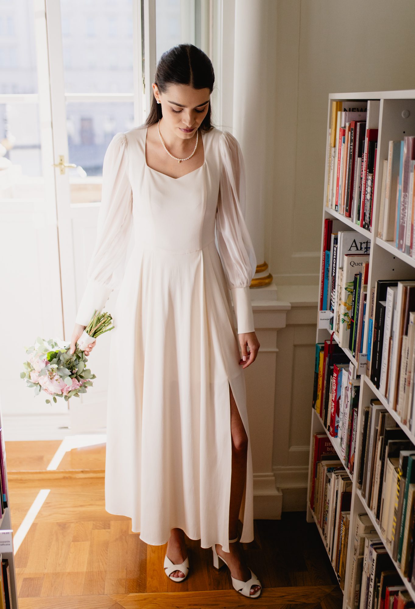 Sukienka Christel Cream - obrazek 11