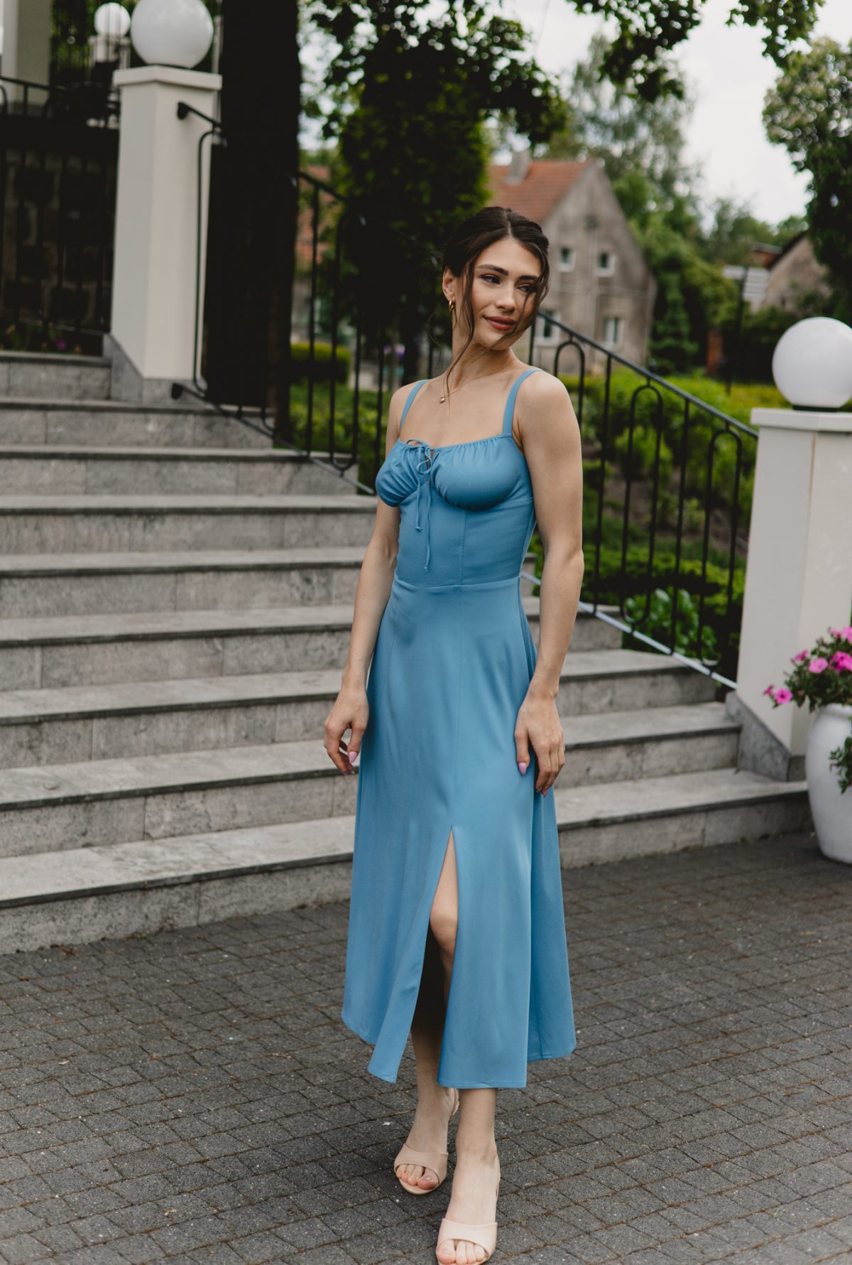 Sukienka Rosaline Bright Blue - obrazek 9