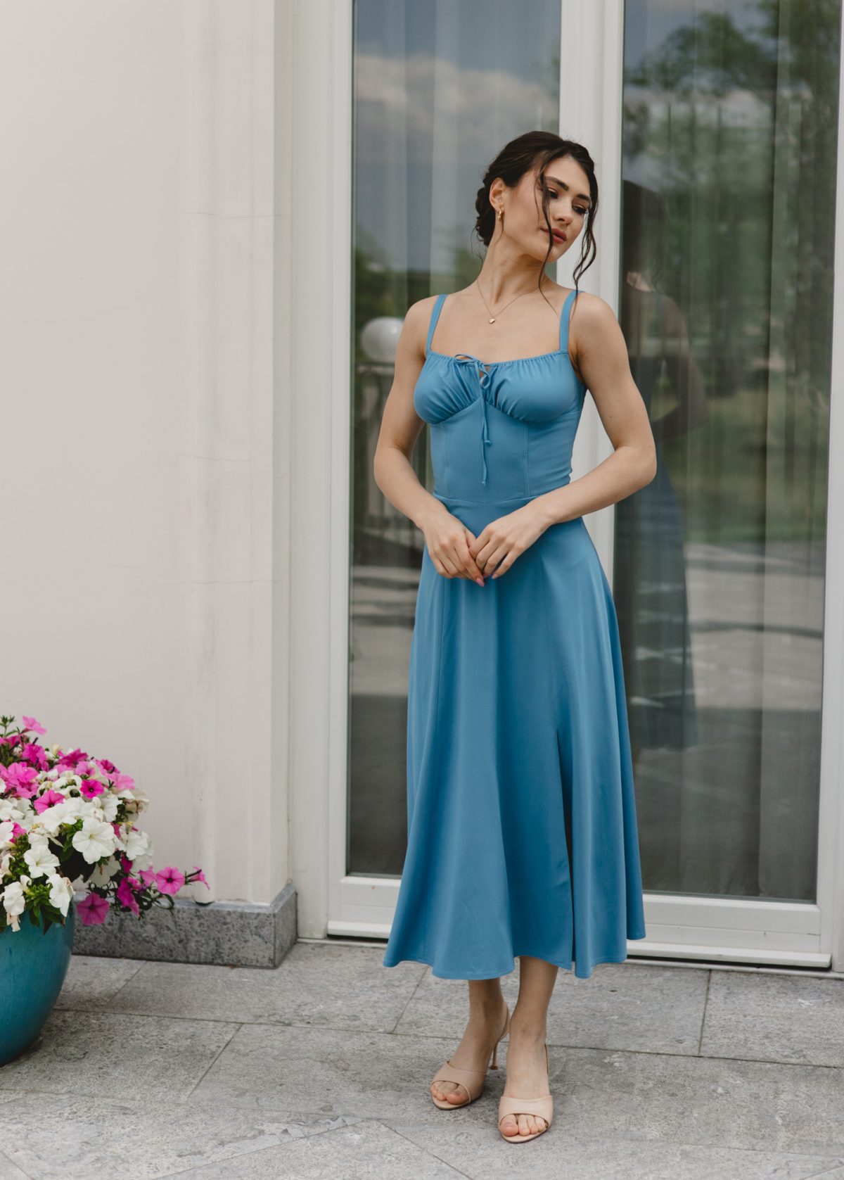 Sukienka Rosaline Bright Blue - obrazek 8