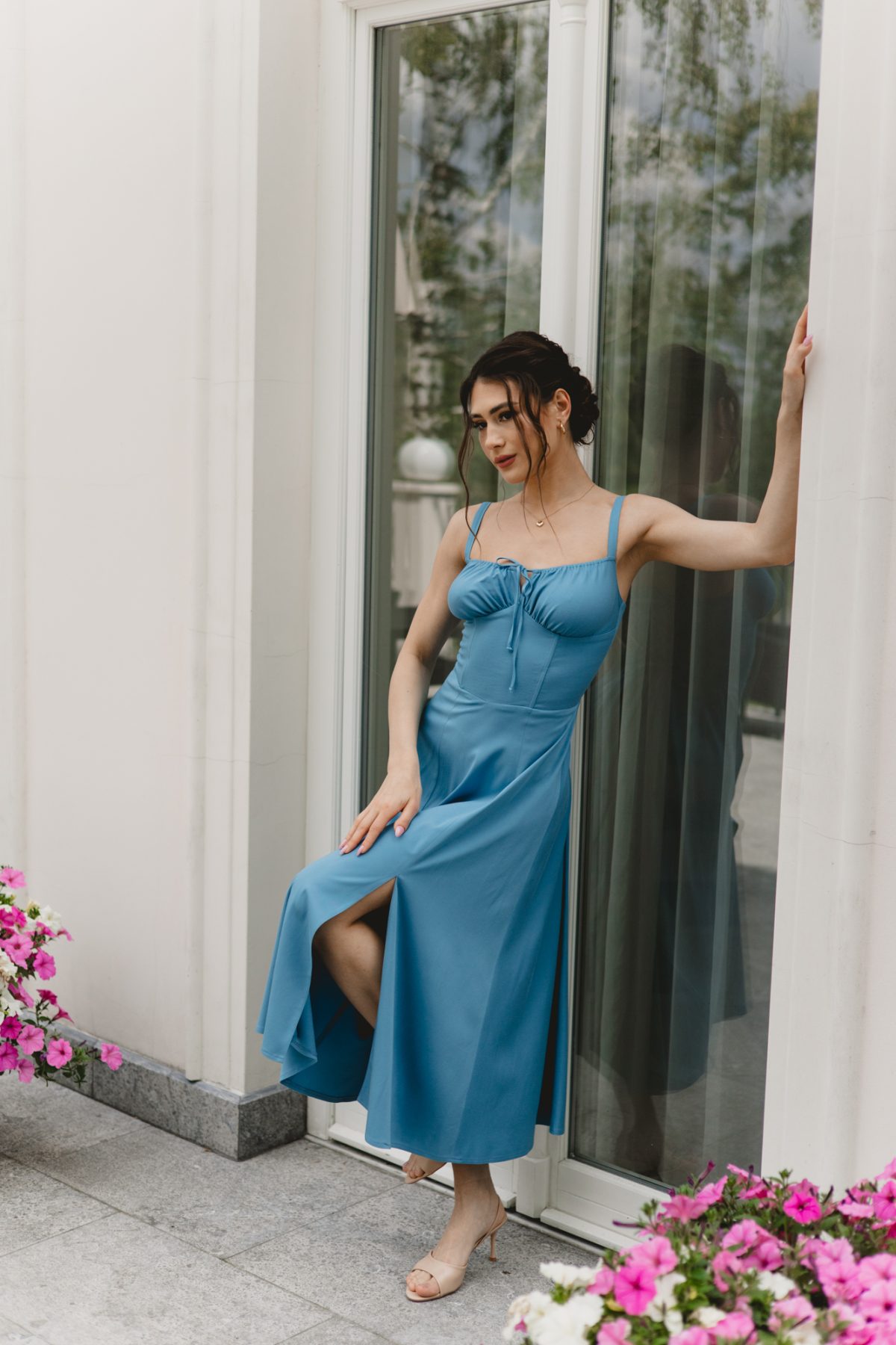 Sukienka Rosaline Bright Blue - obrazek 7