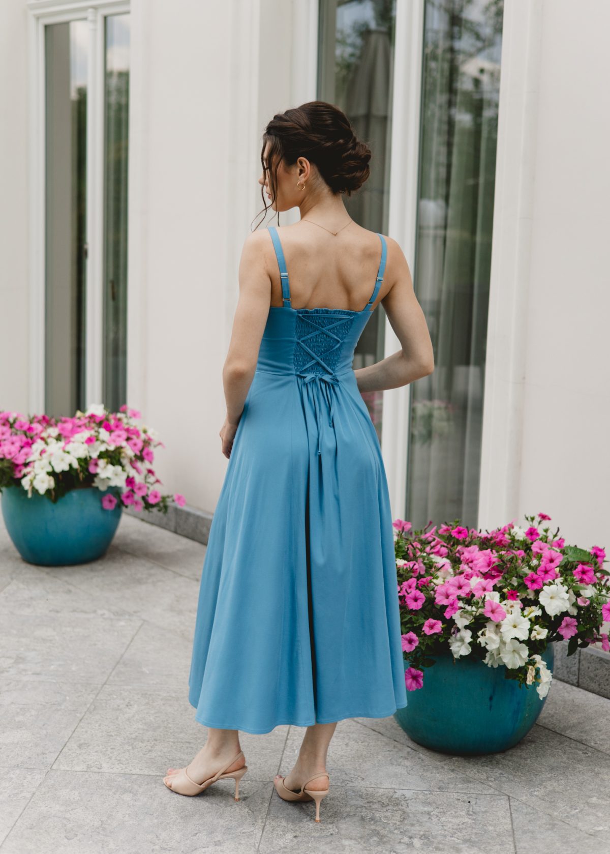 Sukienka Rosaline Bright Blue - obrazek 4