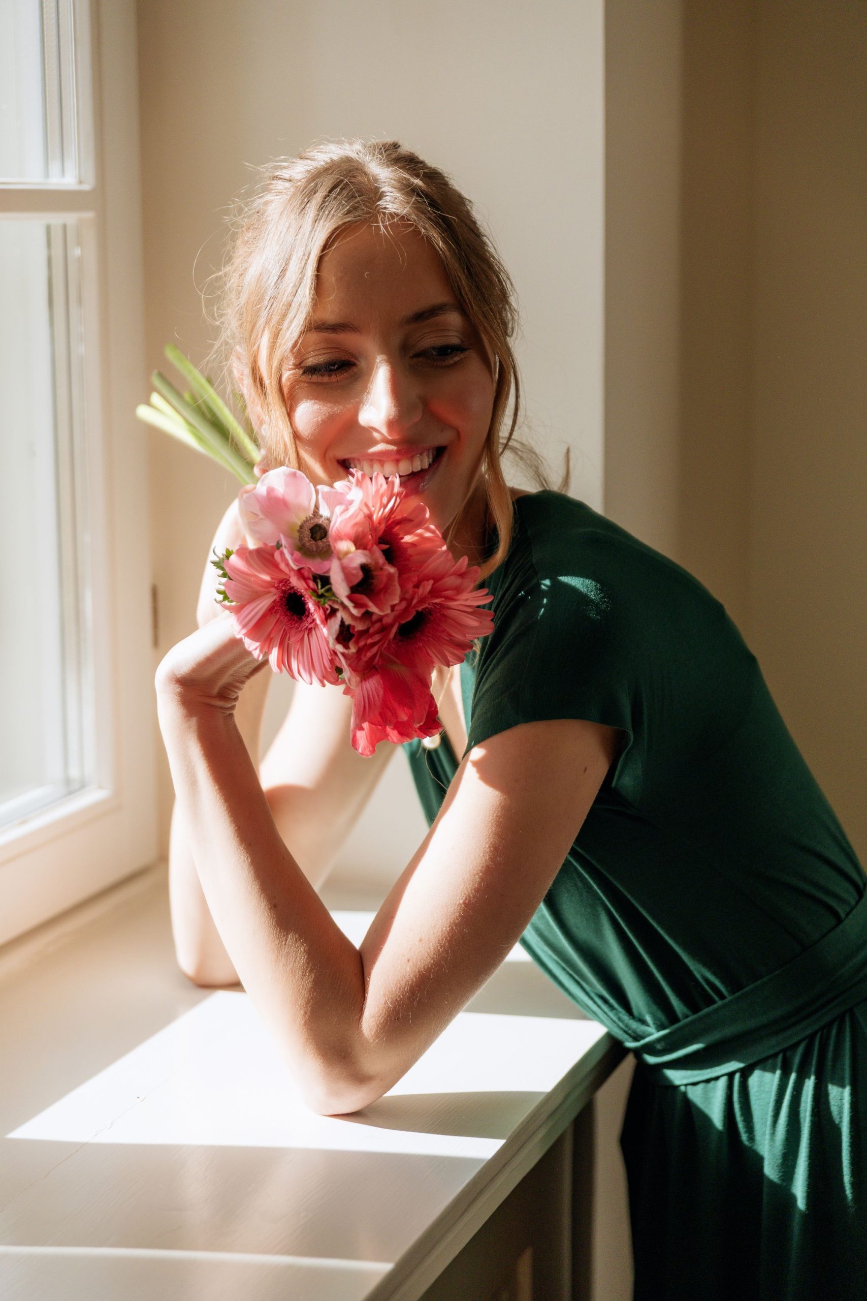 Sukienka Angeline Emerald - obrazek 5