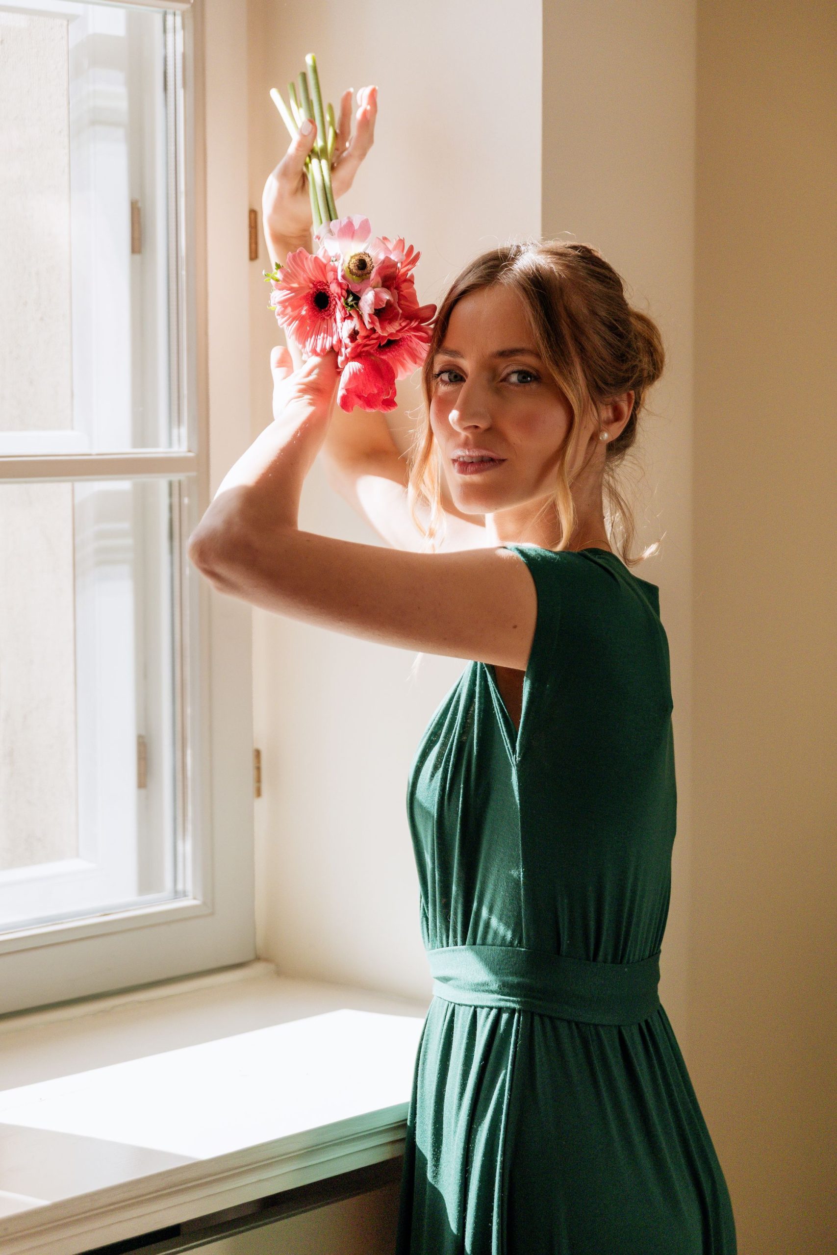 Sukienka Angeline Emerald - obrazek 4