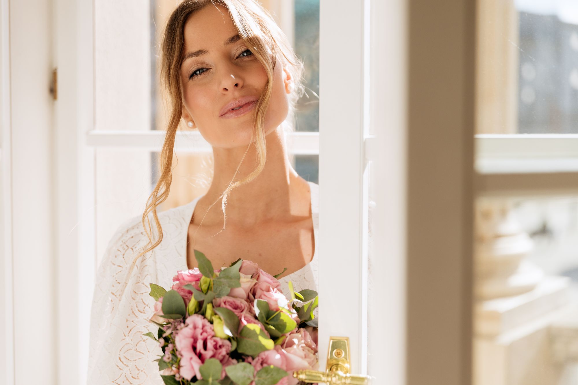 Sukienka Josephine Ecru - obrazek 12