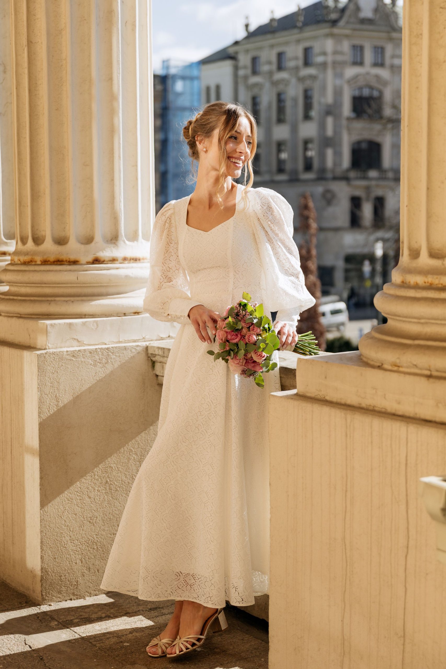 Sukienka Josephine Ecru