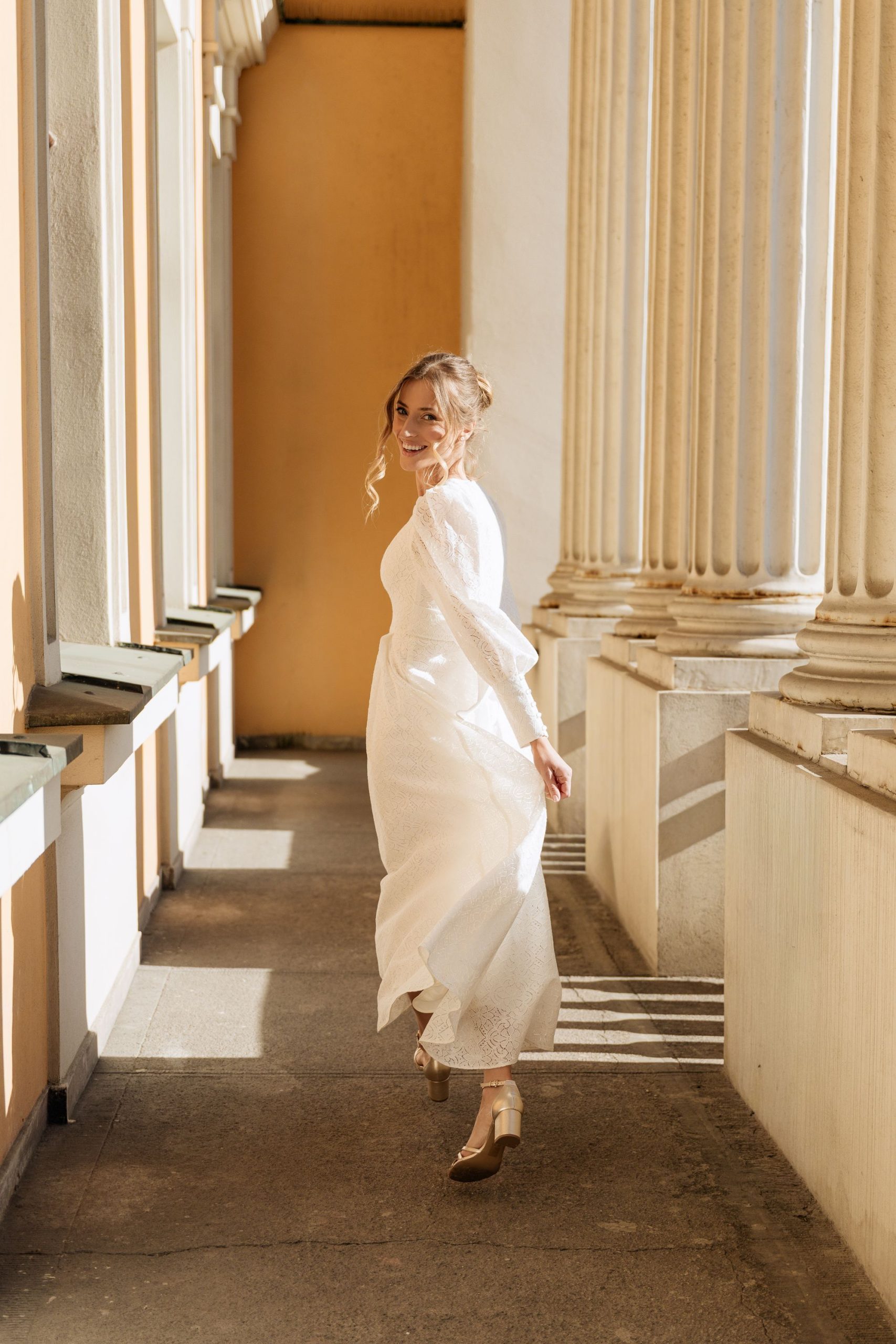 Sukienka Josephine Ecru - obrazek 4