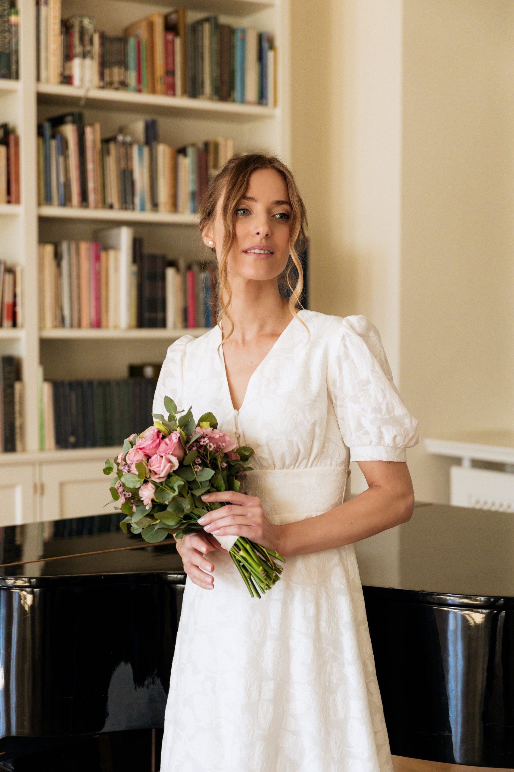 Sukienka Victoria Ecru - obrazek 16