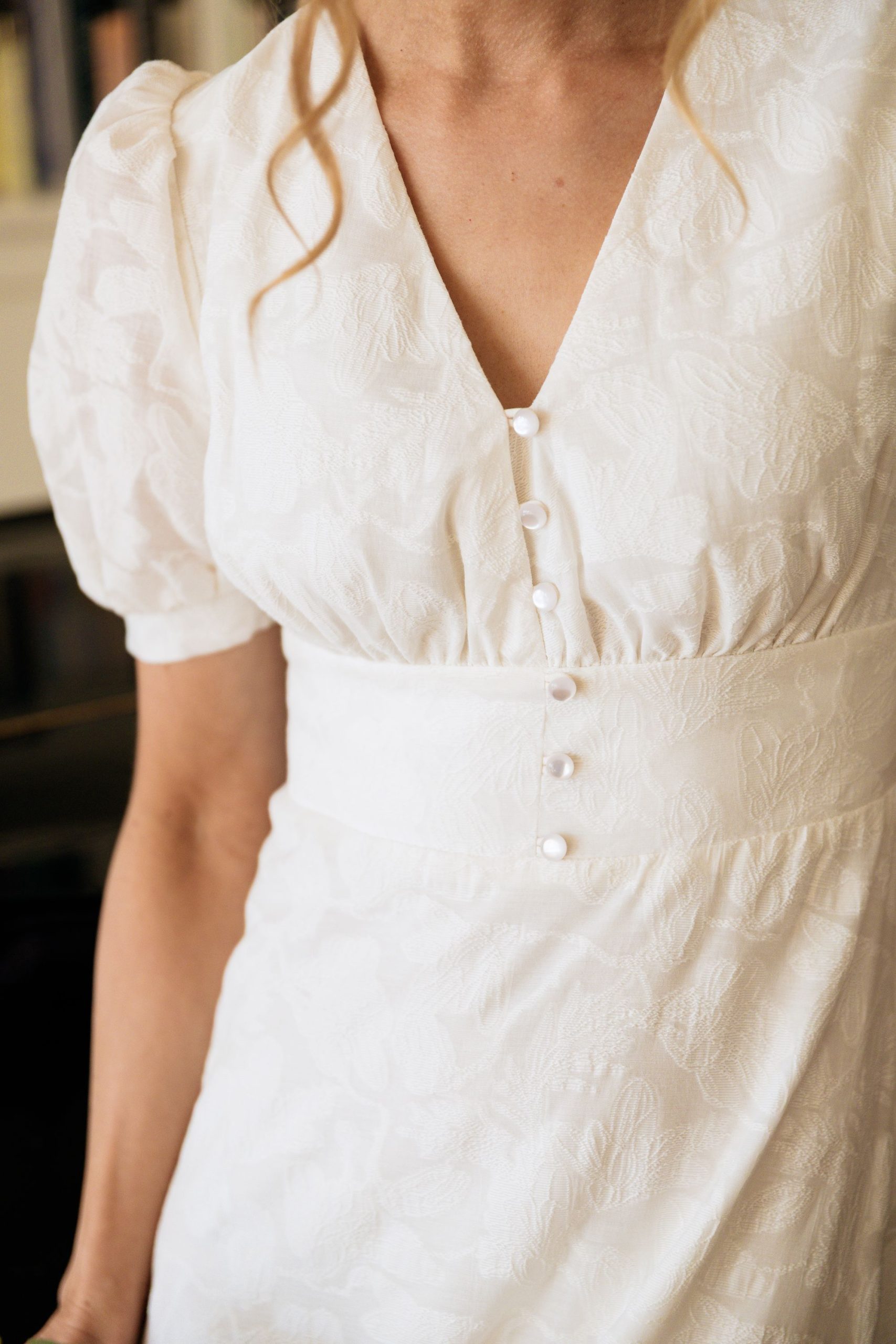 Sukienka Victoria Ecru - obrazek 15