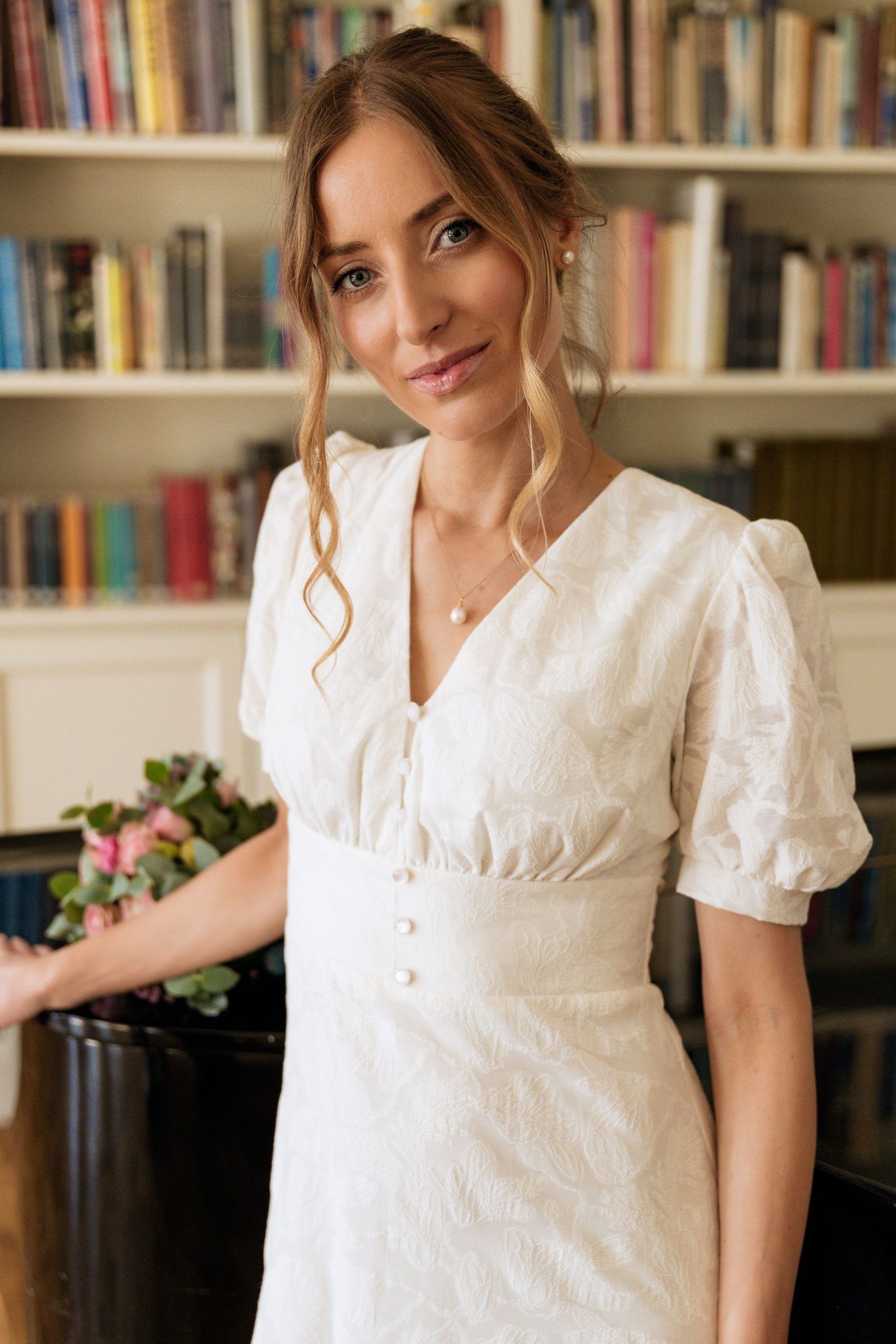 Sukienka Victoria Ecru - obrazek 11